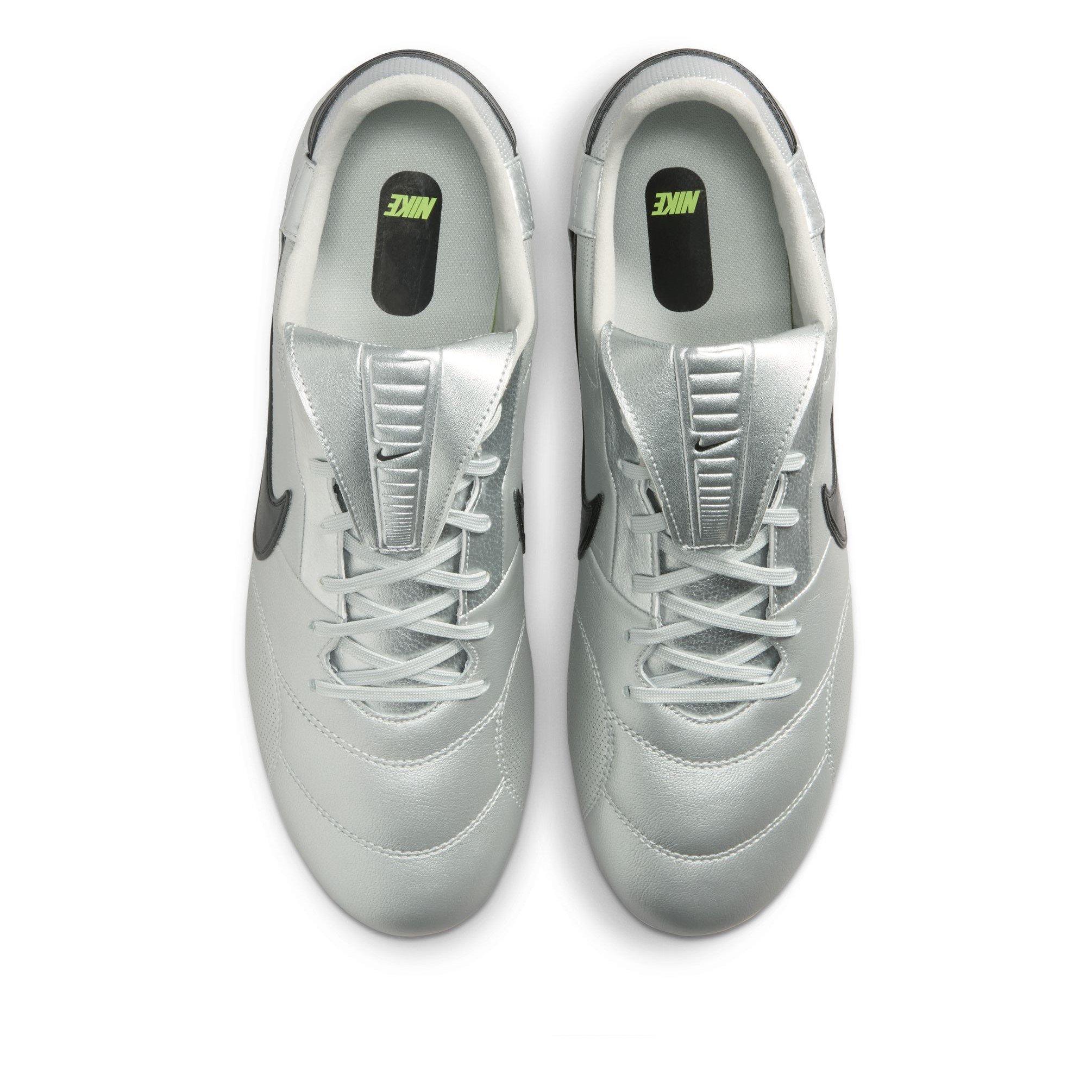Silver/Black - Nike - Premier 3 Adults Soft Ground Football Boots - 6