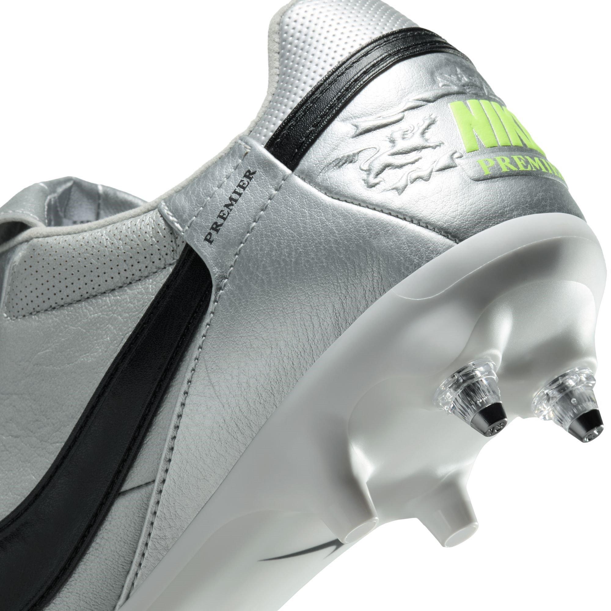 Silver/Black - Nike - Premier 3 Adults Soft Ground Football Boots - 8