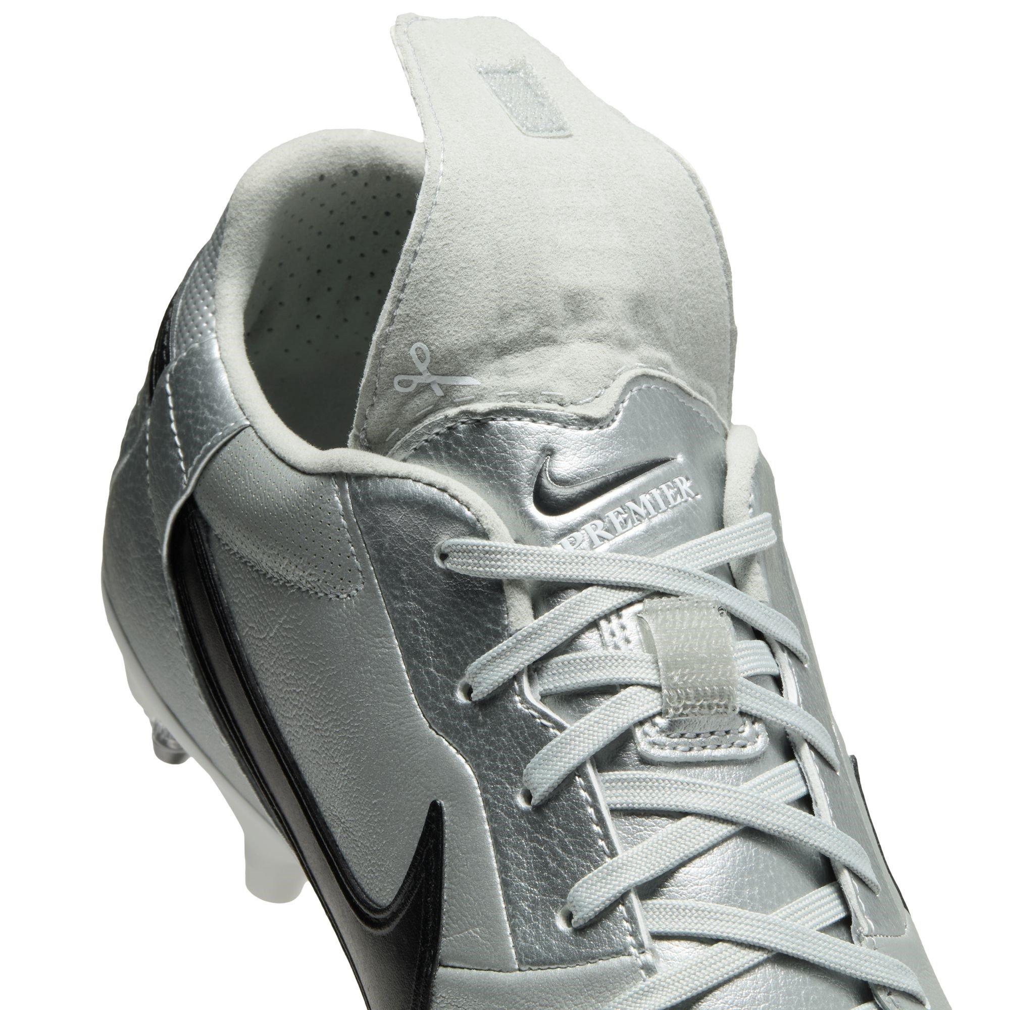 Silver/Black - Nike - Premier 3 Adults Soft Ground Football Boots - 9