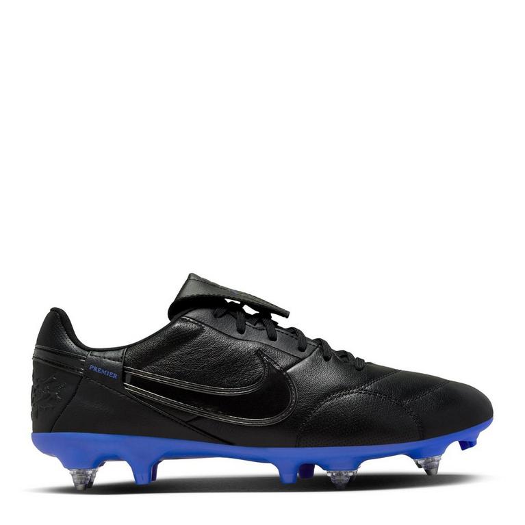 Schwarz/Blau - Nike - Premier 3 Anti Clog Soft Ground Football Boots - 1