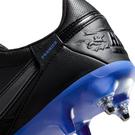 Schwarz/Blau - Nike - Premier 3 Anti Clog Soft Ground Football Boots - 8