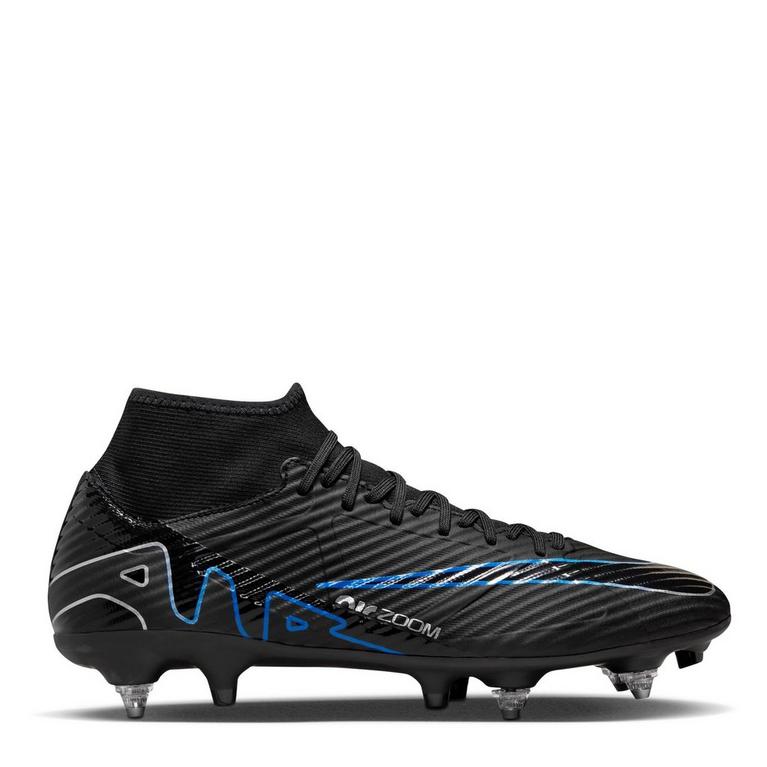 Noir/Chrome - Black nike - e  Mercurial Superfly VII Academy Soft Ground Football Boots - 1