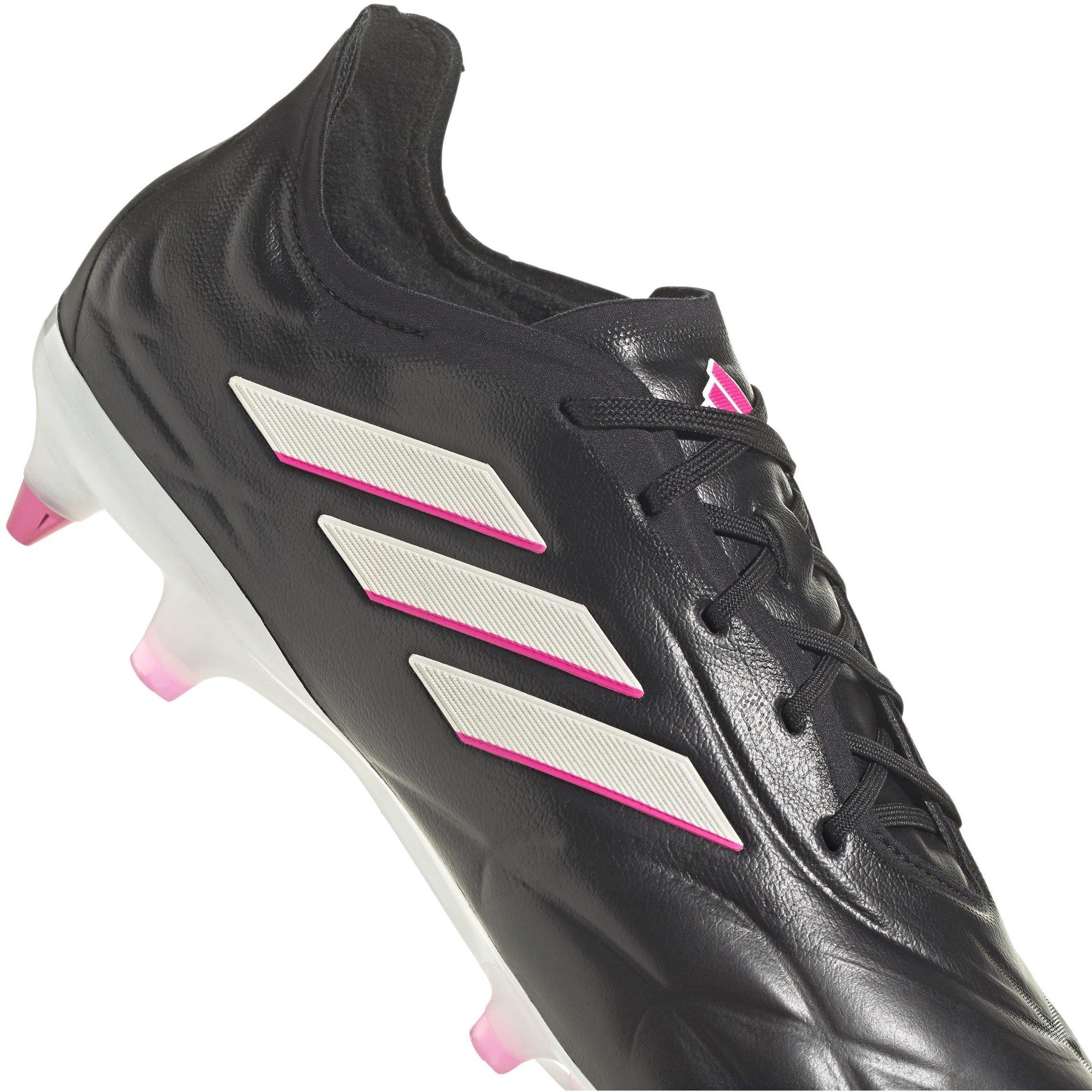 Noir/Métal/Rose - adidas - Copa Pure Elite Soft Ground Football Boots - 9