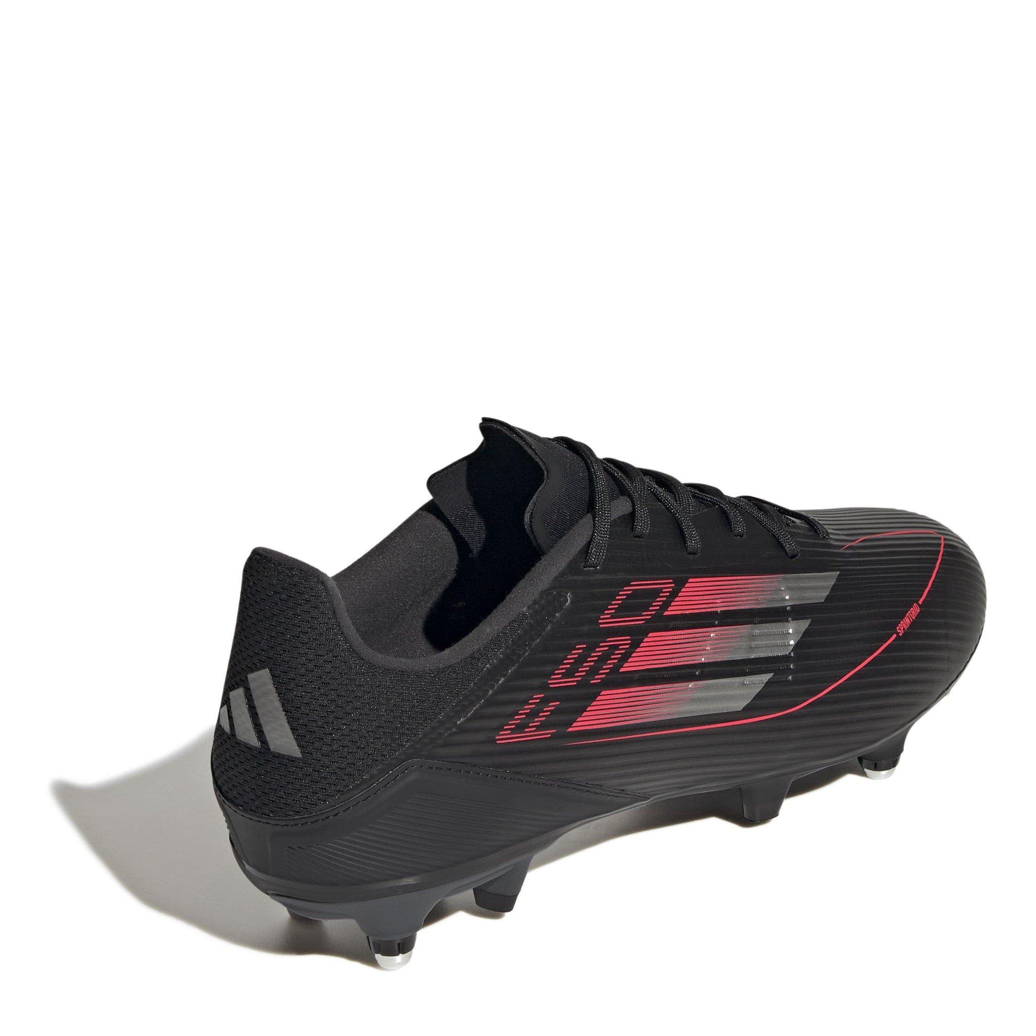 Zwart/IJzer/Rood - adidas - F50 League Soft Ground Football Boots - 4