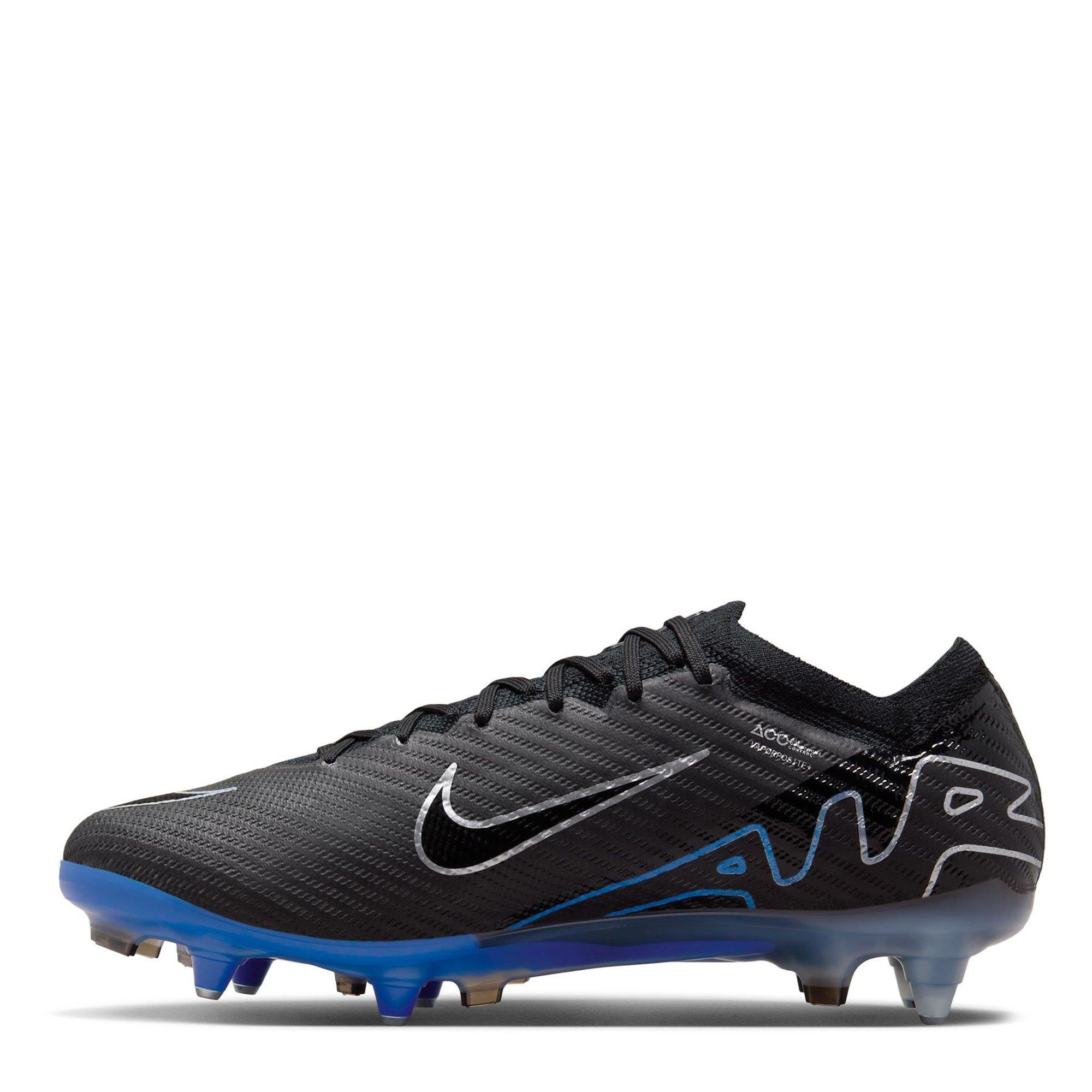 Black/Chrome - Nike - Zoom Mercurial Vapor 15 Soft Ground Football Boots - 2