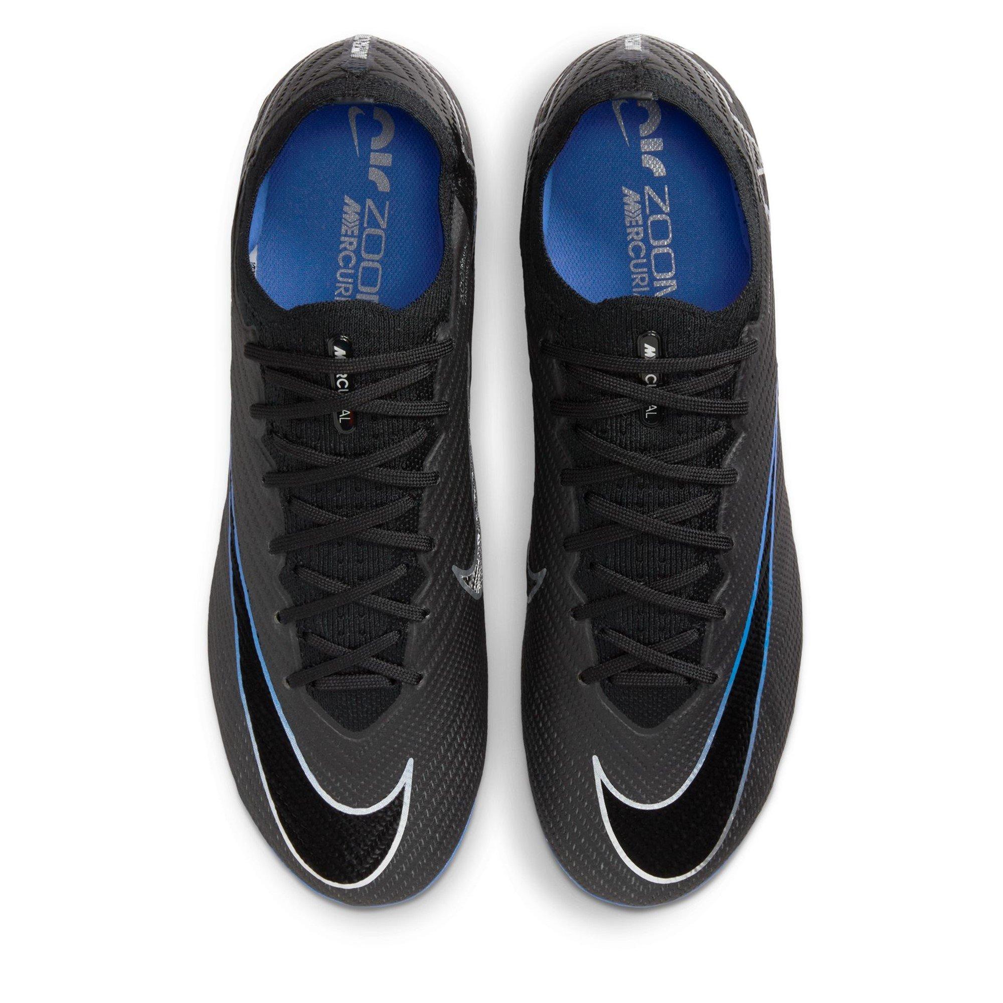 Black/Chrome - Nike - Zoom Mercurial Vapor 15 Soft Ground Football Boots - 6