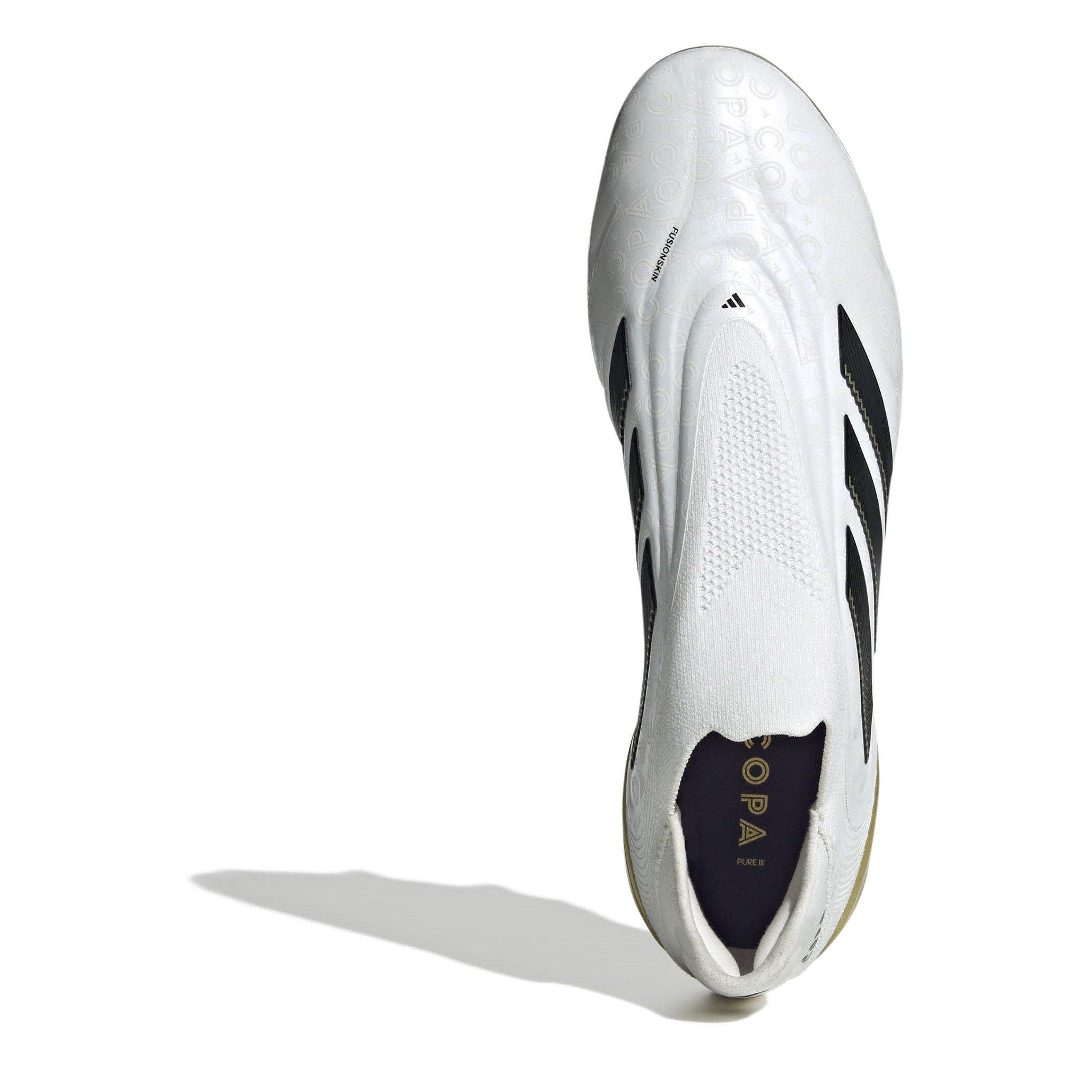 White/Blk/Gold - adidas - Copa Pure 3 Laceless Soft Ground Football Boots. - 5