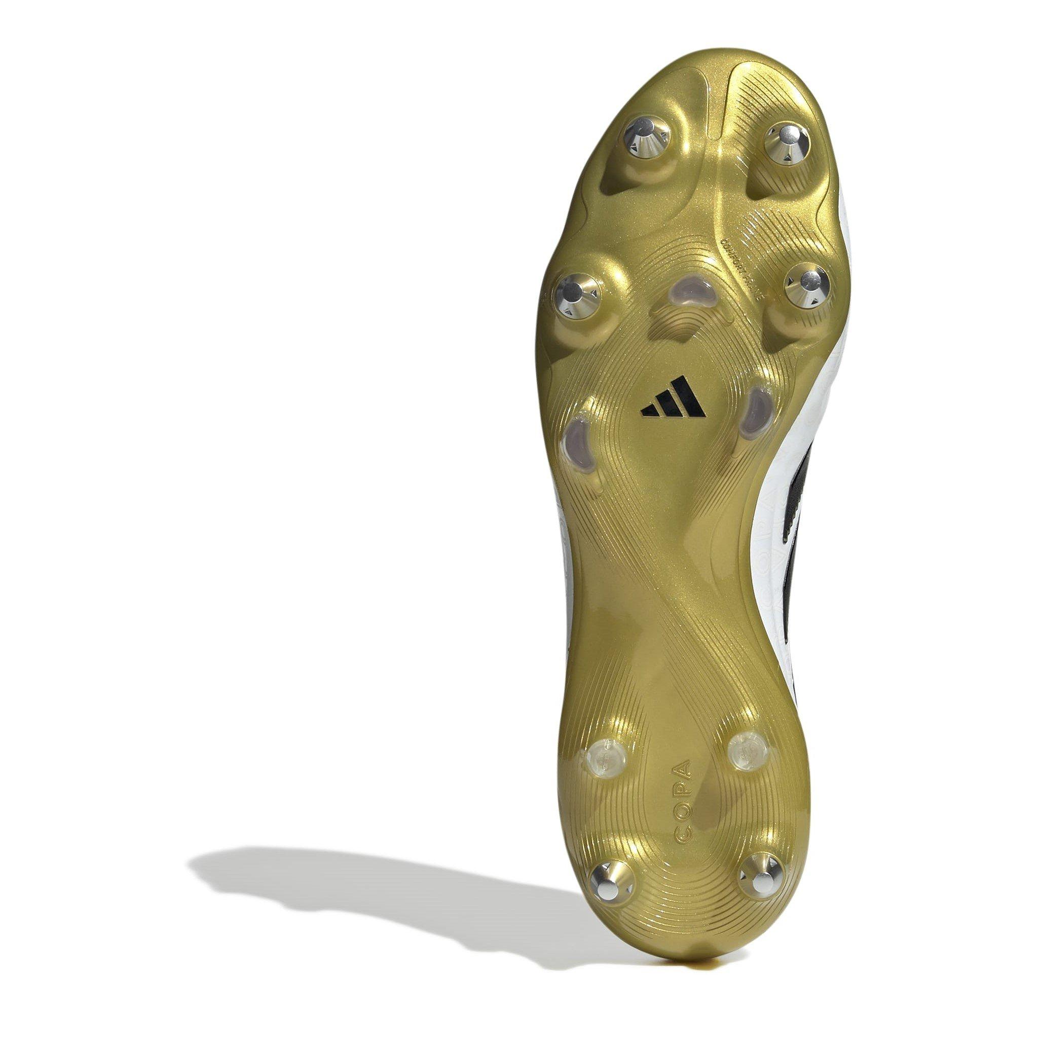 White/Blk/Gold - adidas - Copa Pure 3 Laceless Soft Ground Football Boots. - 6