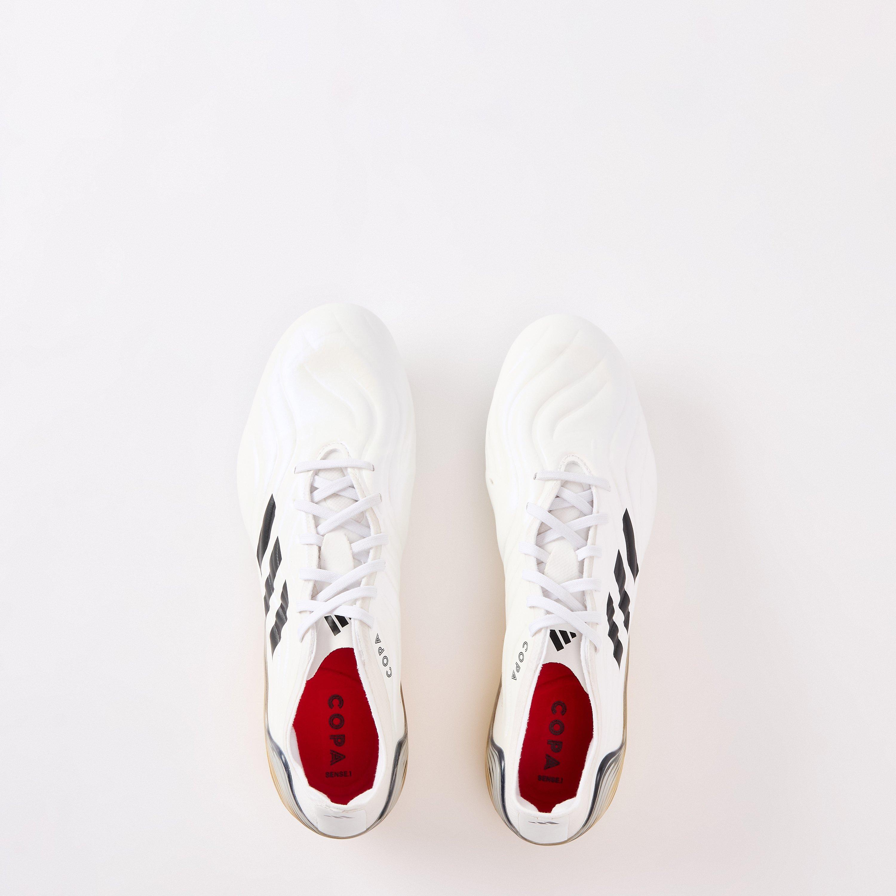 Hvid/Sort - adidas - Copa Sense.1 Soft Ground Football Boots - 4