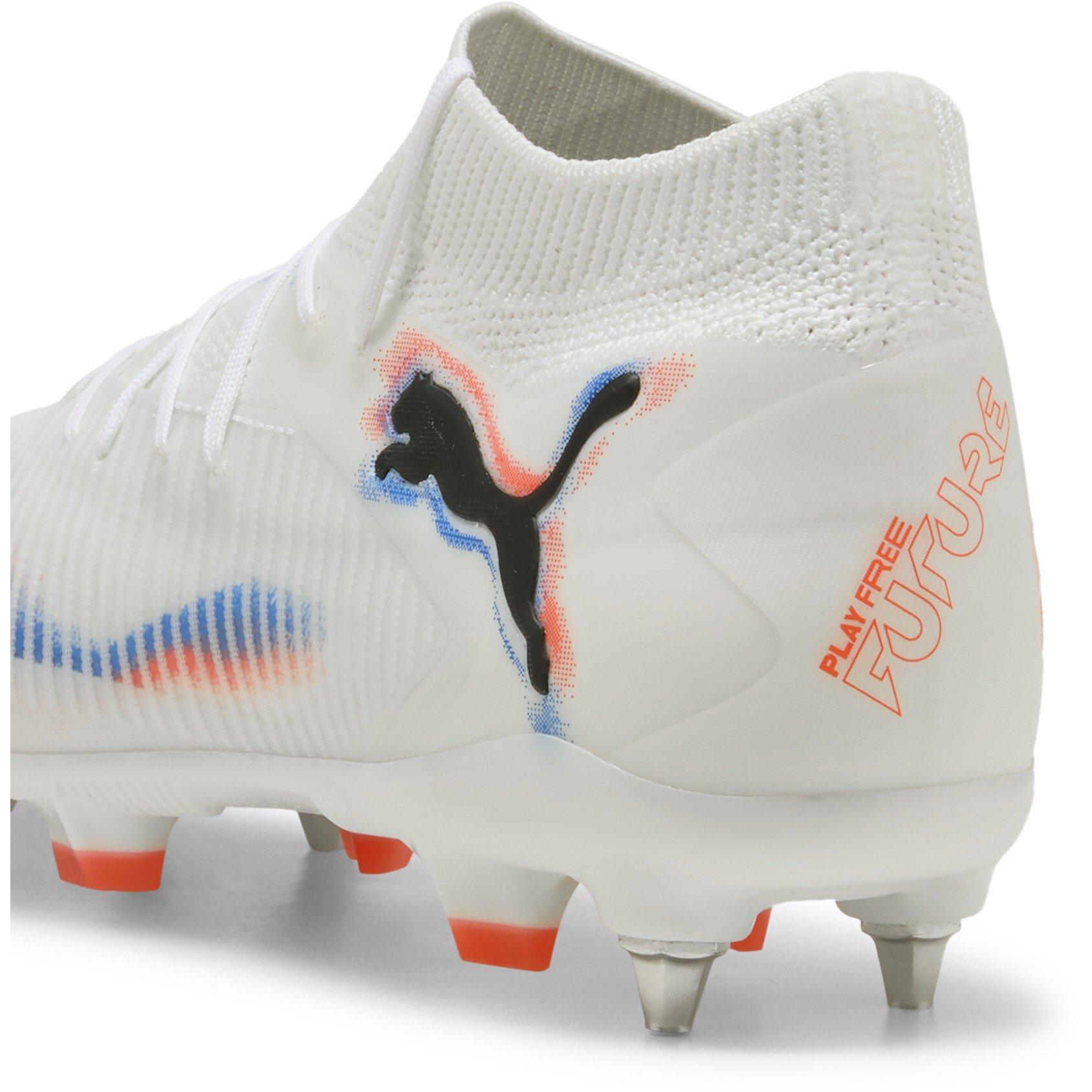 Puma White-Pu - Puma - Men's Future 8 Pro Mxsg Soft Ground Football Boots - 5