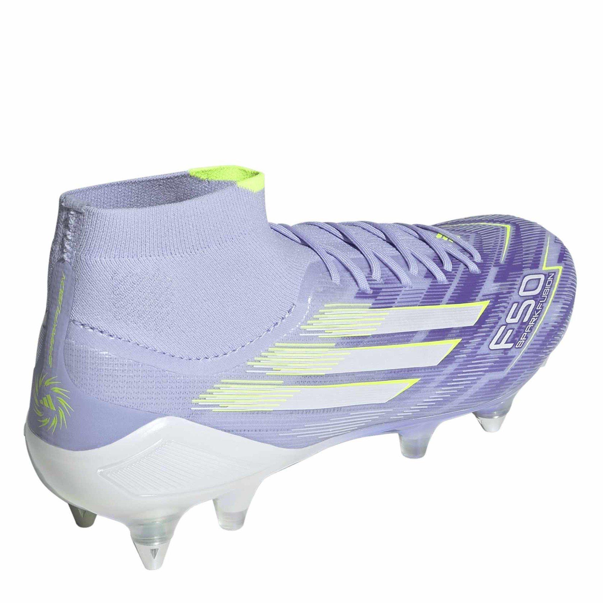 Violetter Ton/Luc - adidas - Men's F50 Sparkfusion Elite Soft Ground Football Boot - 4