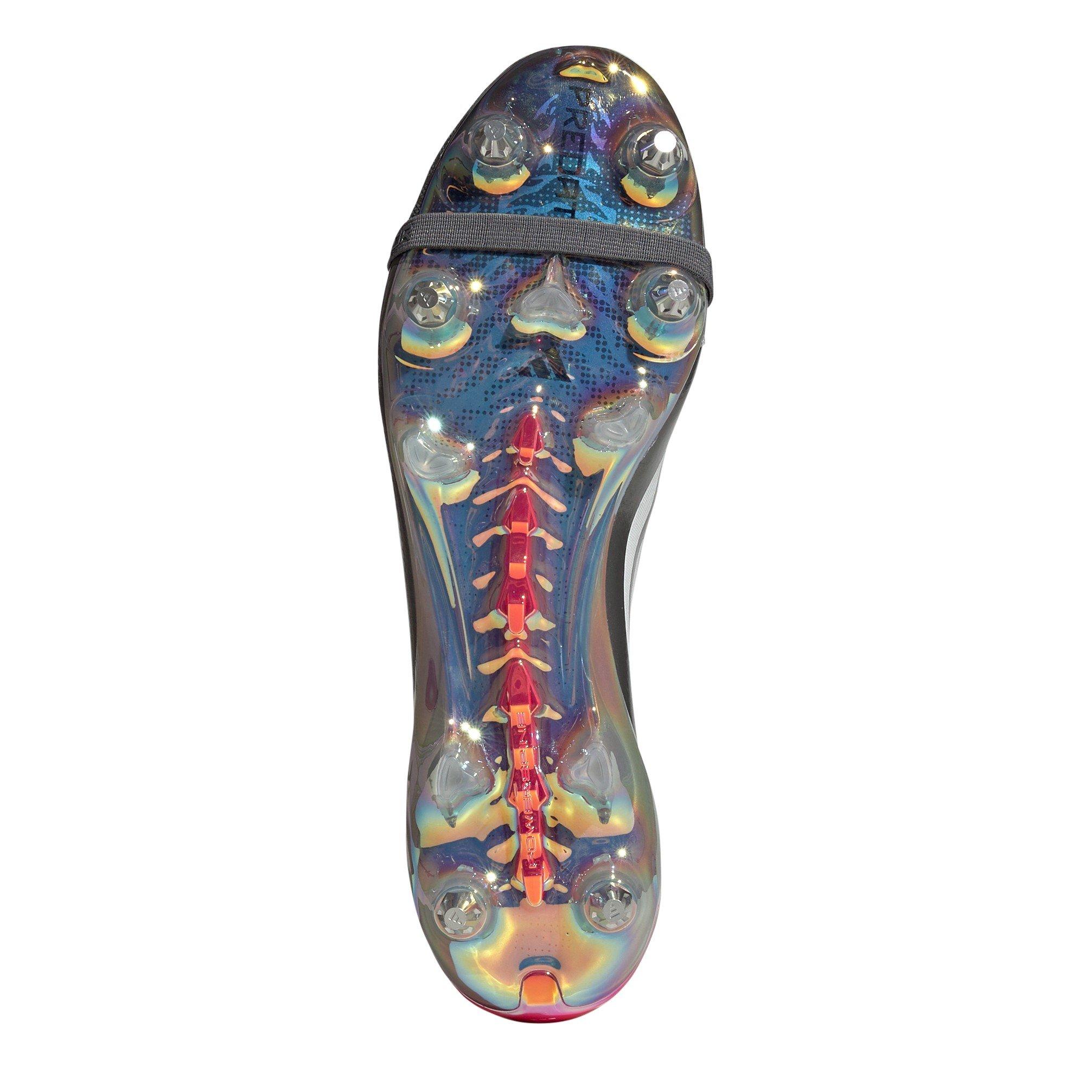 Grey/Red - adidas - adidas Predator Elite Fold Over Tongue Soft Ground Football Boots - 6