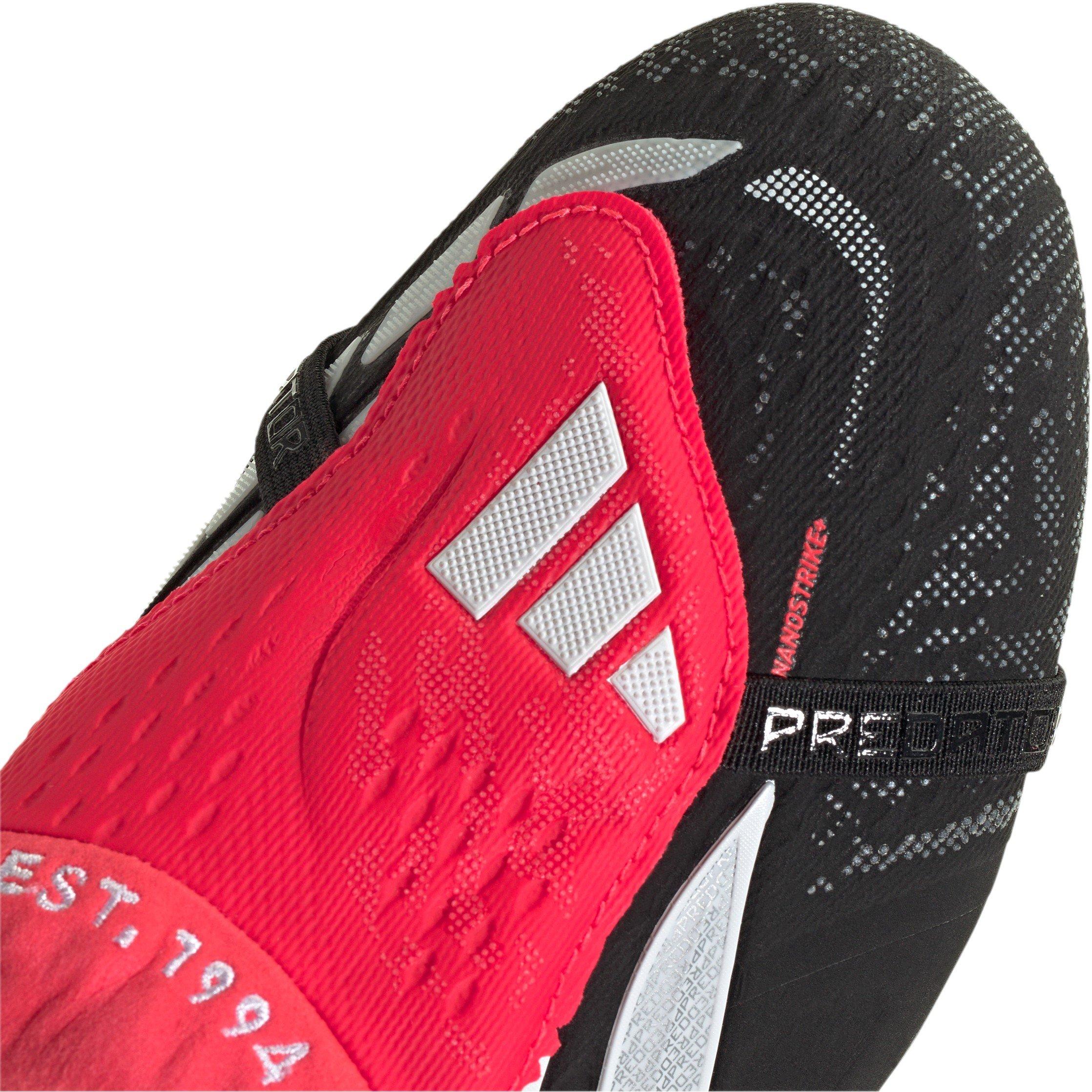 Preto/Vermelho - adidas - Mens adidas Predator Elite Fold Over Tongue Soft Ground Football Boots - 7