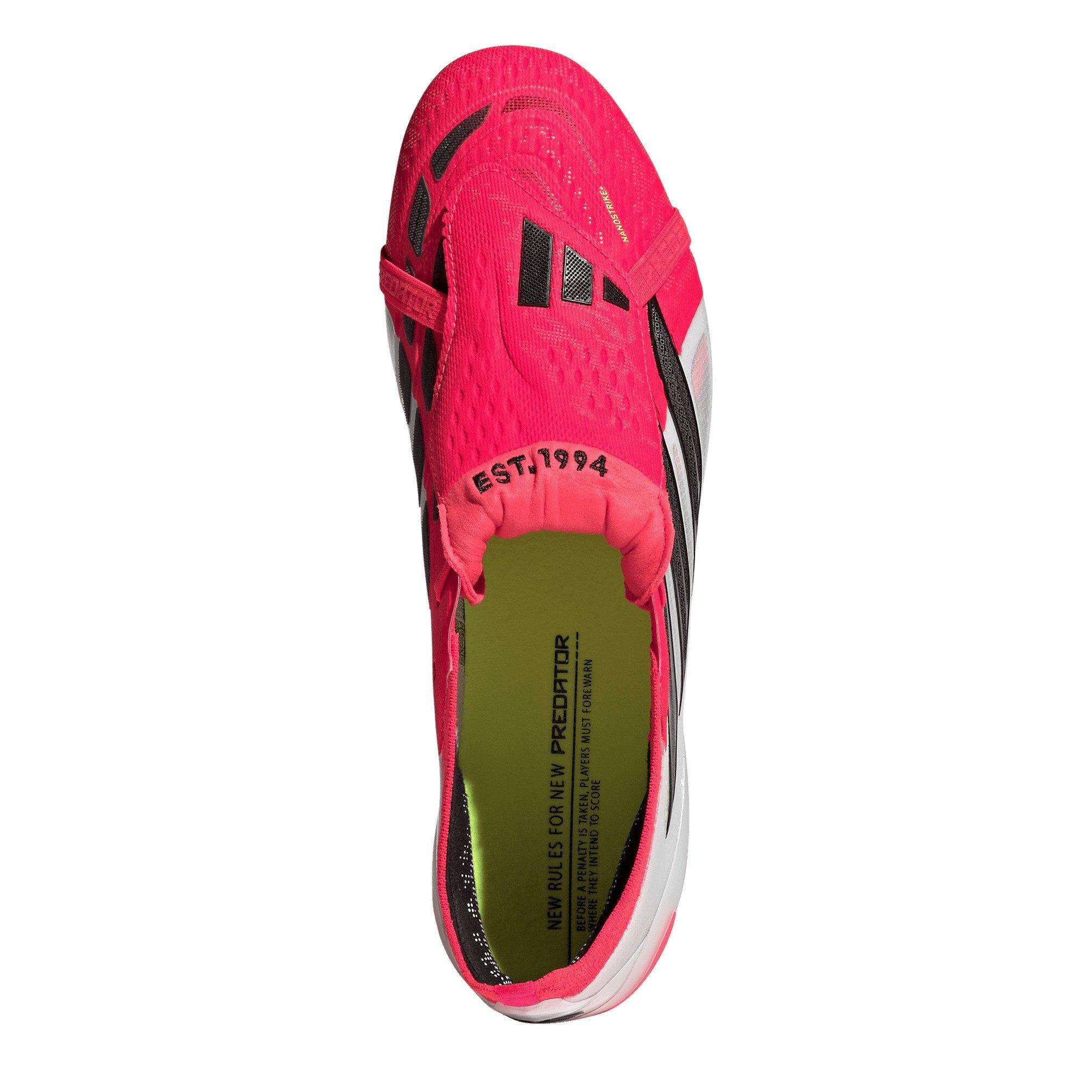 Red/Blk/White - adidas - Mens adidas Predator Elite Fold Over Tongue Soft Ground Football Boots - 5