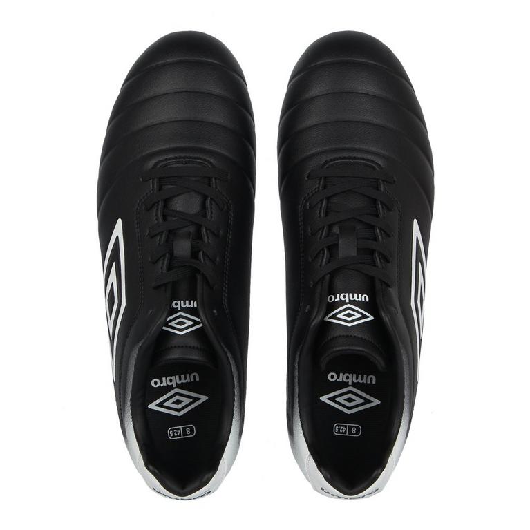 Noir/Blanc - Umbro - Officine Creative chunky lace-up leather shoes - 6
