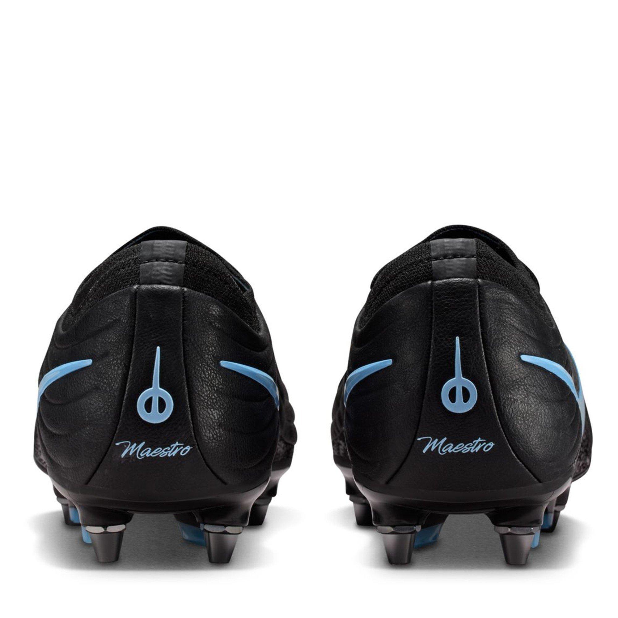 Zwart/Blauw - Nike - Tiempo Maestro Elite Adults Soft Ground Football Boots - 5