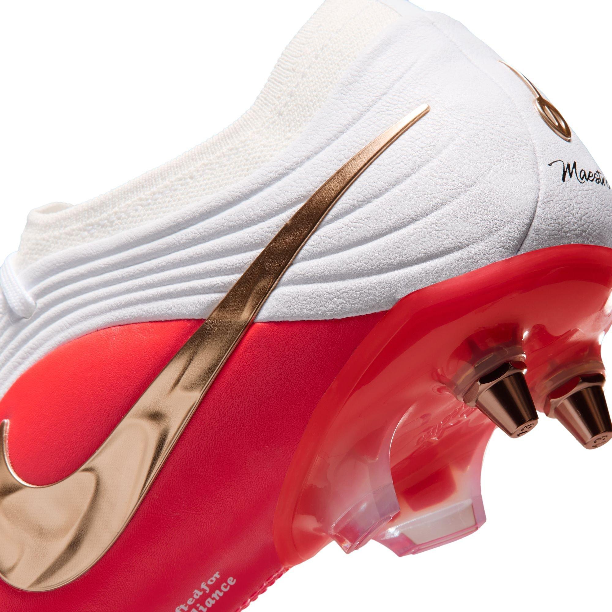 White/Red - Nike - Tiempo Maestro Elite Adults Soft Ground Football Boots - 8