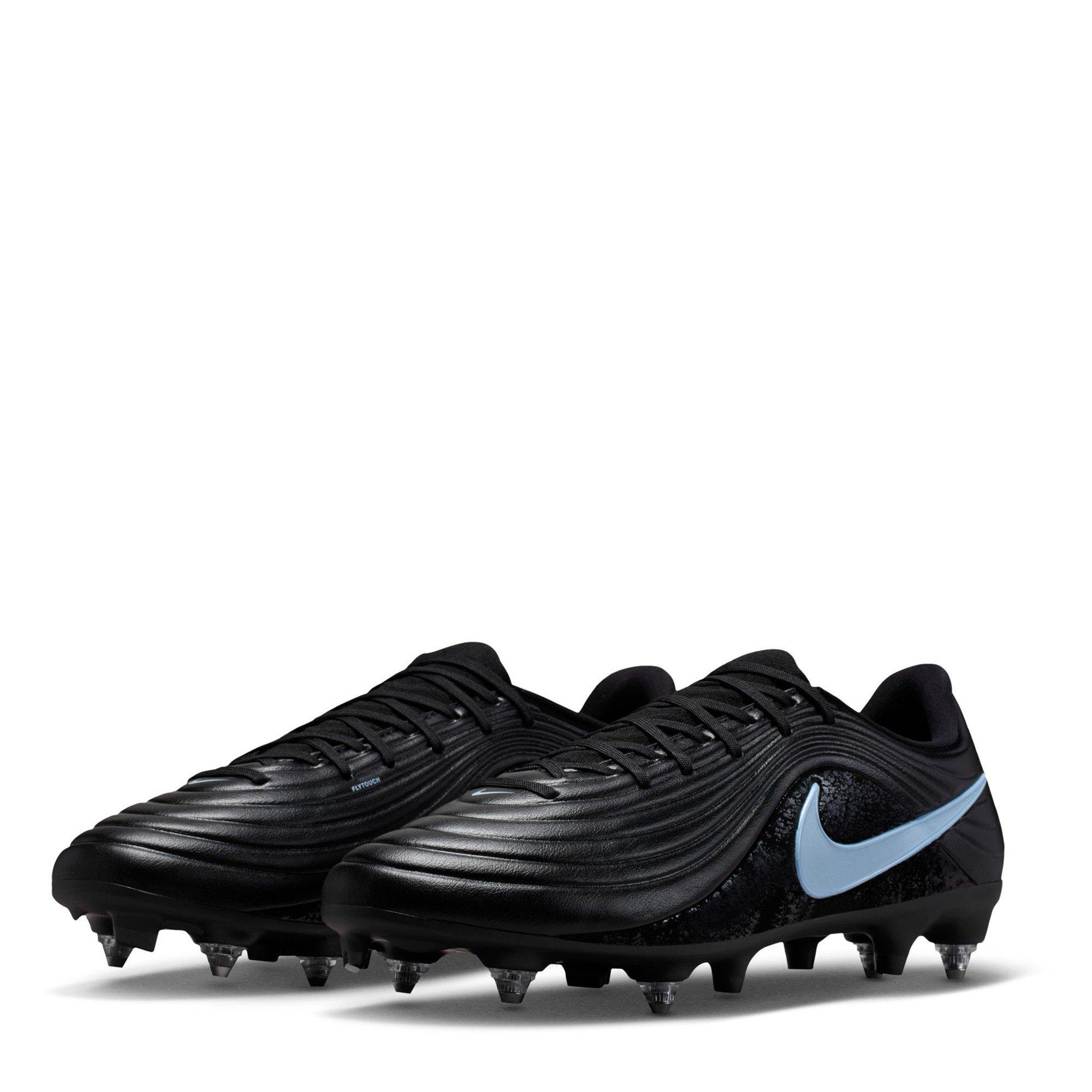 Schwarz/Blau - Nike - Tiempo Academy Adults Soft Ground Football Boots - 4