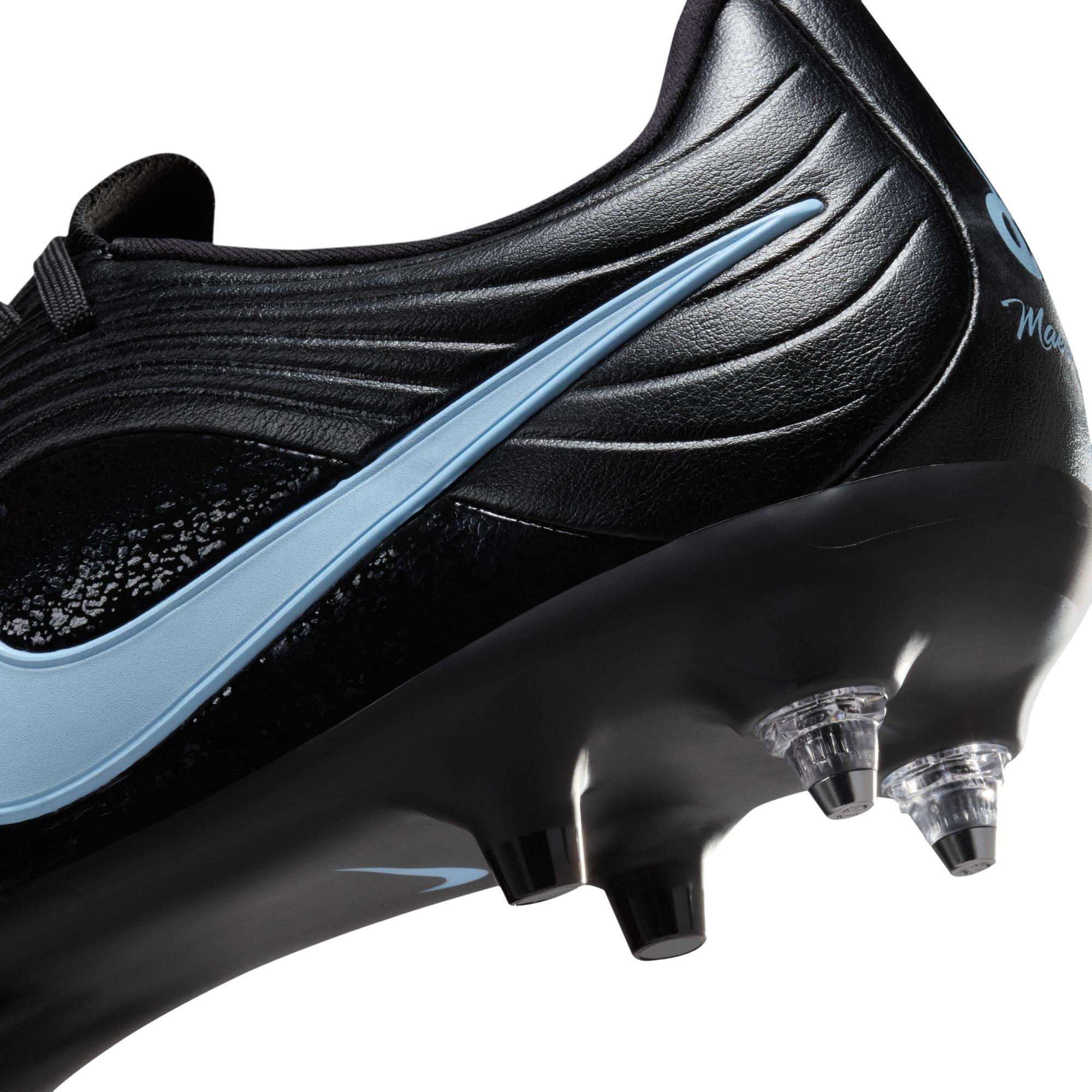Schwarz/Blau - Nike - Tiempo Academy Adults Soft Ground Football Boots - 8