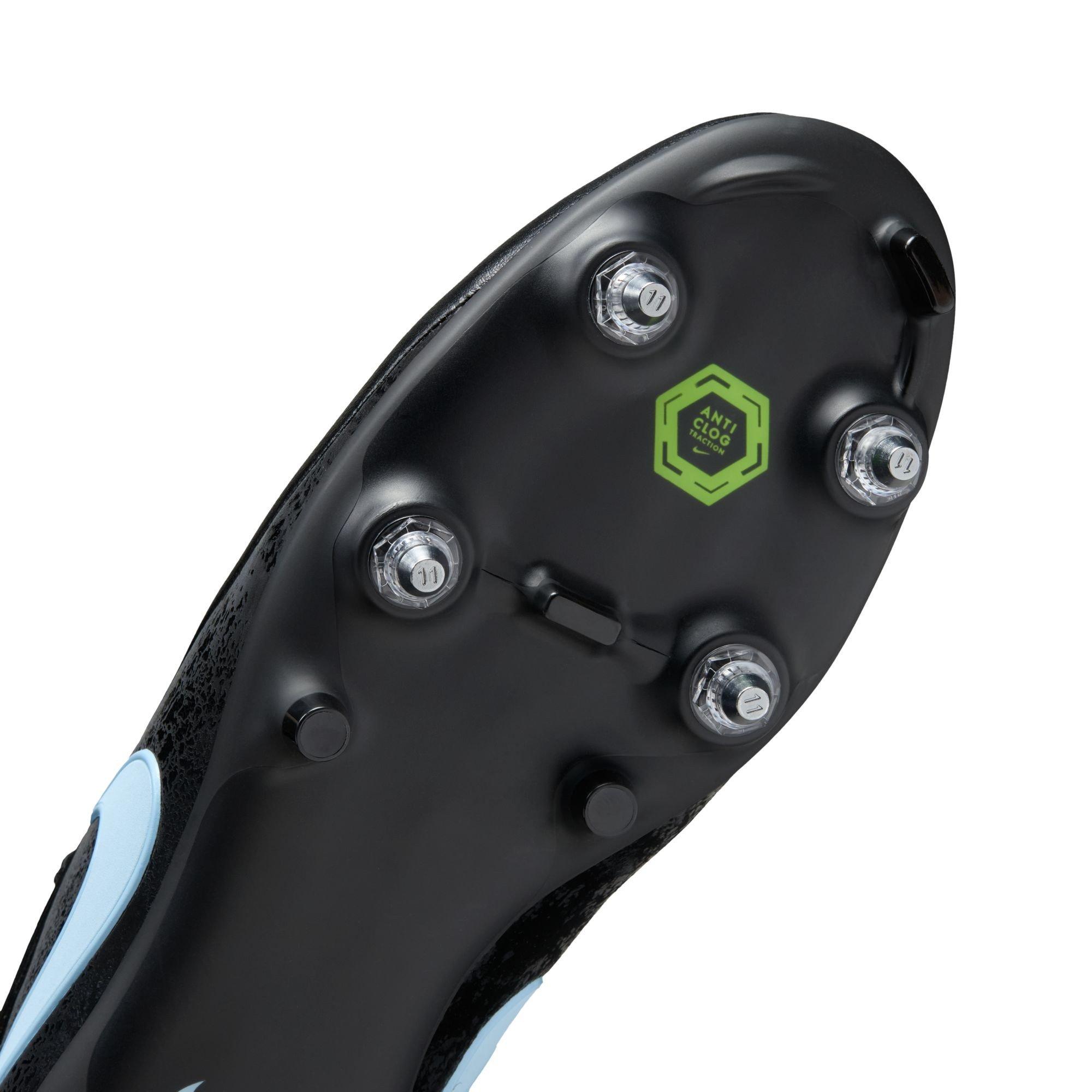 Schwarz/Blau - Nike - Tiempo Academy Adults Soft Ground Football Boots - 9