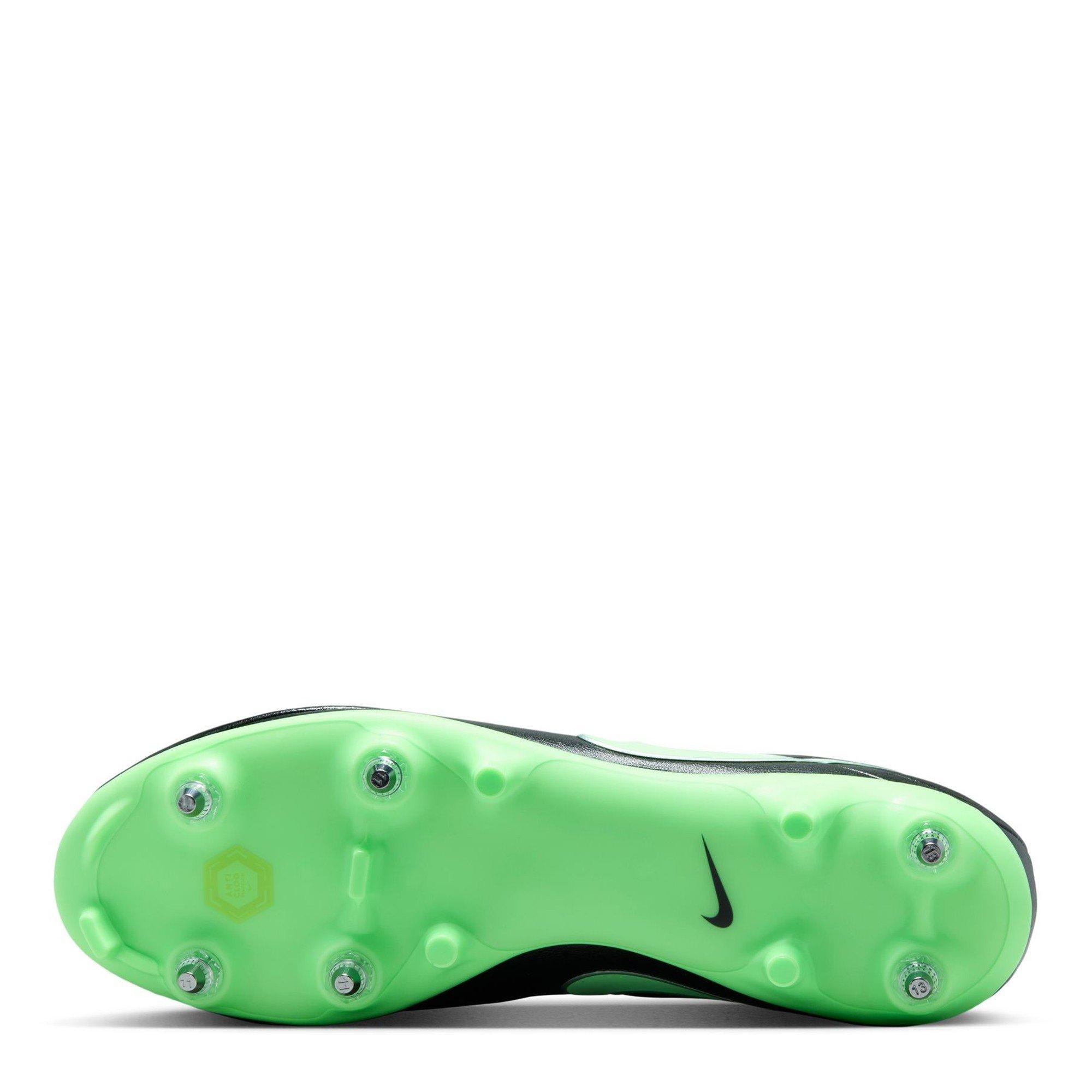 Black/Green - Nike - Tiempo Academy Adults Soft Ground Football Boots - 3