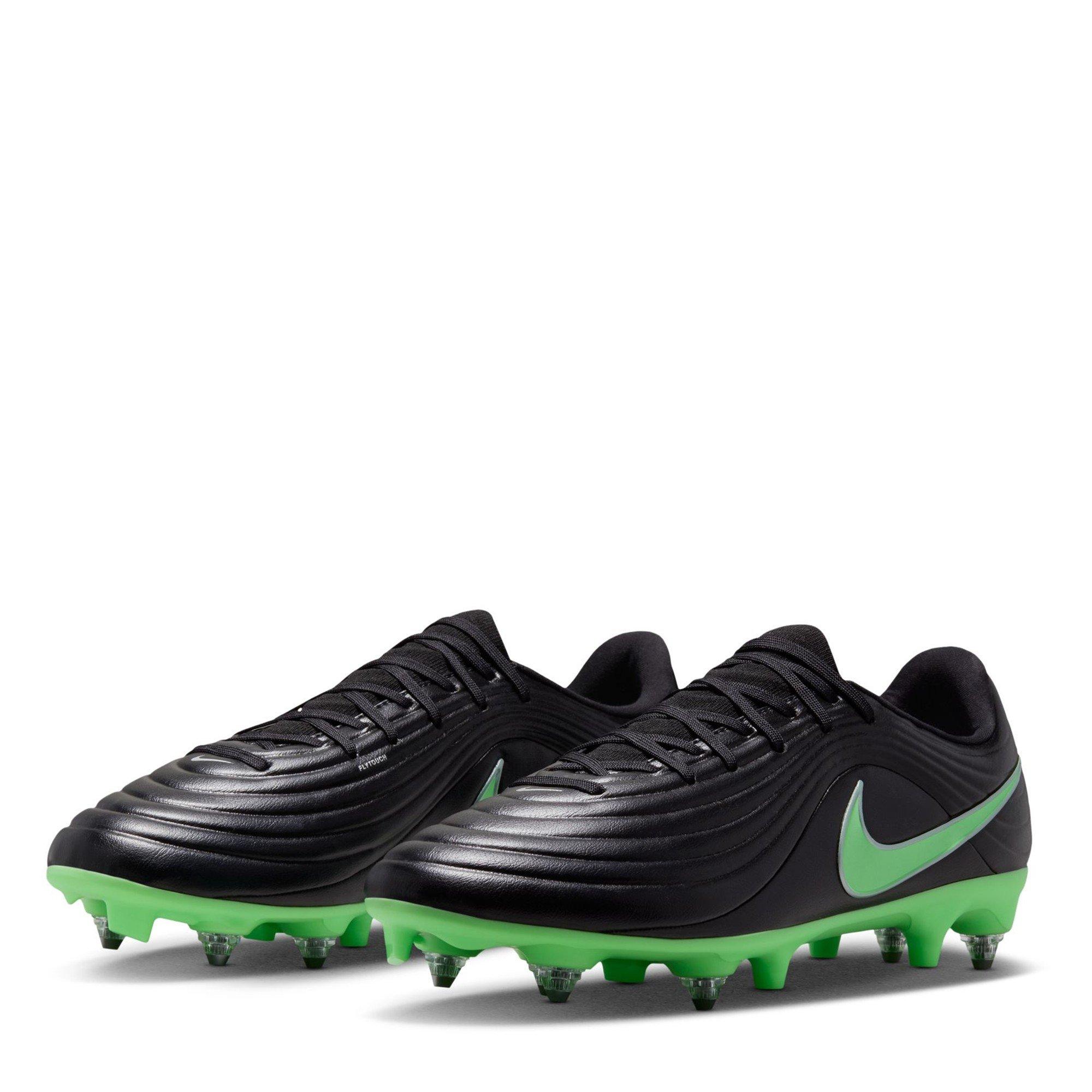 Black/Green - Nike - Tiempo Academy Adults Soft Ground Football Boots - 4