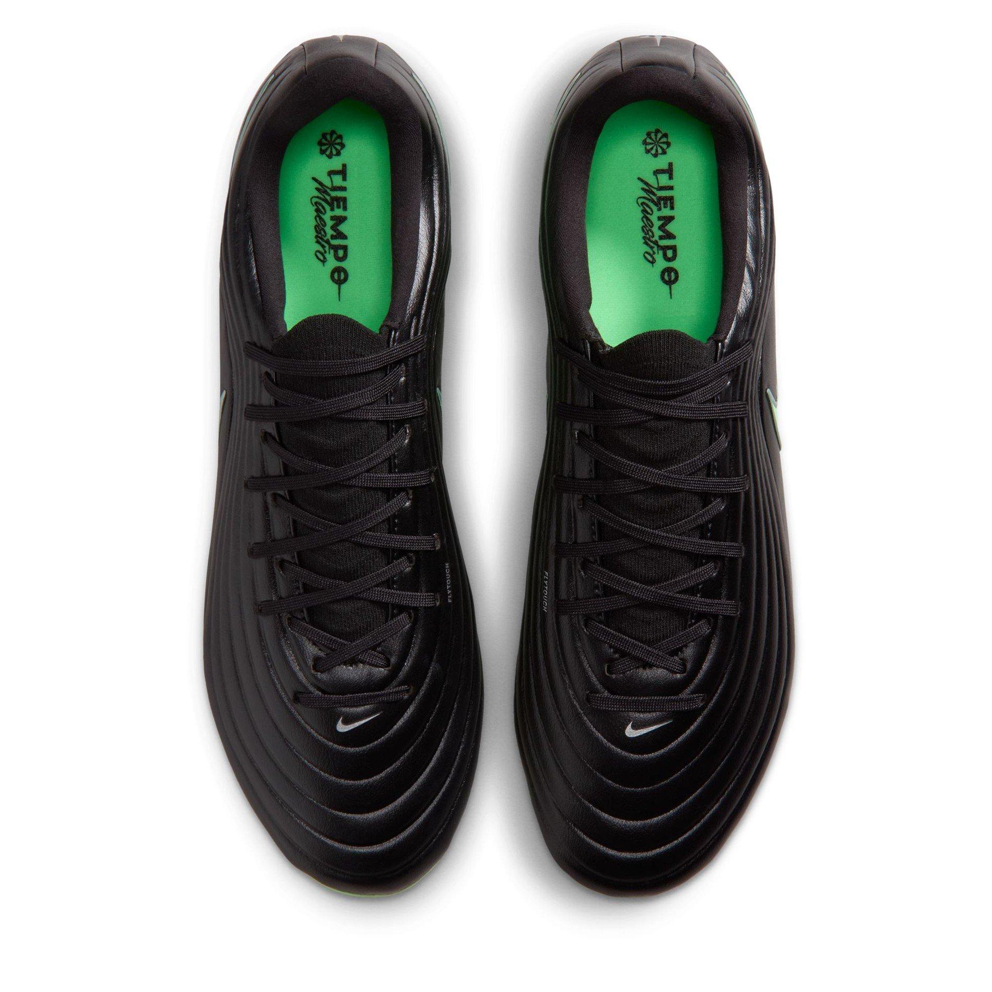 Black/Green - Nike - Tiempo Academy Adults Soft Ground Football Boots - 6