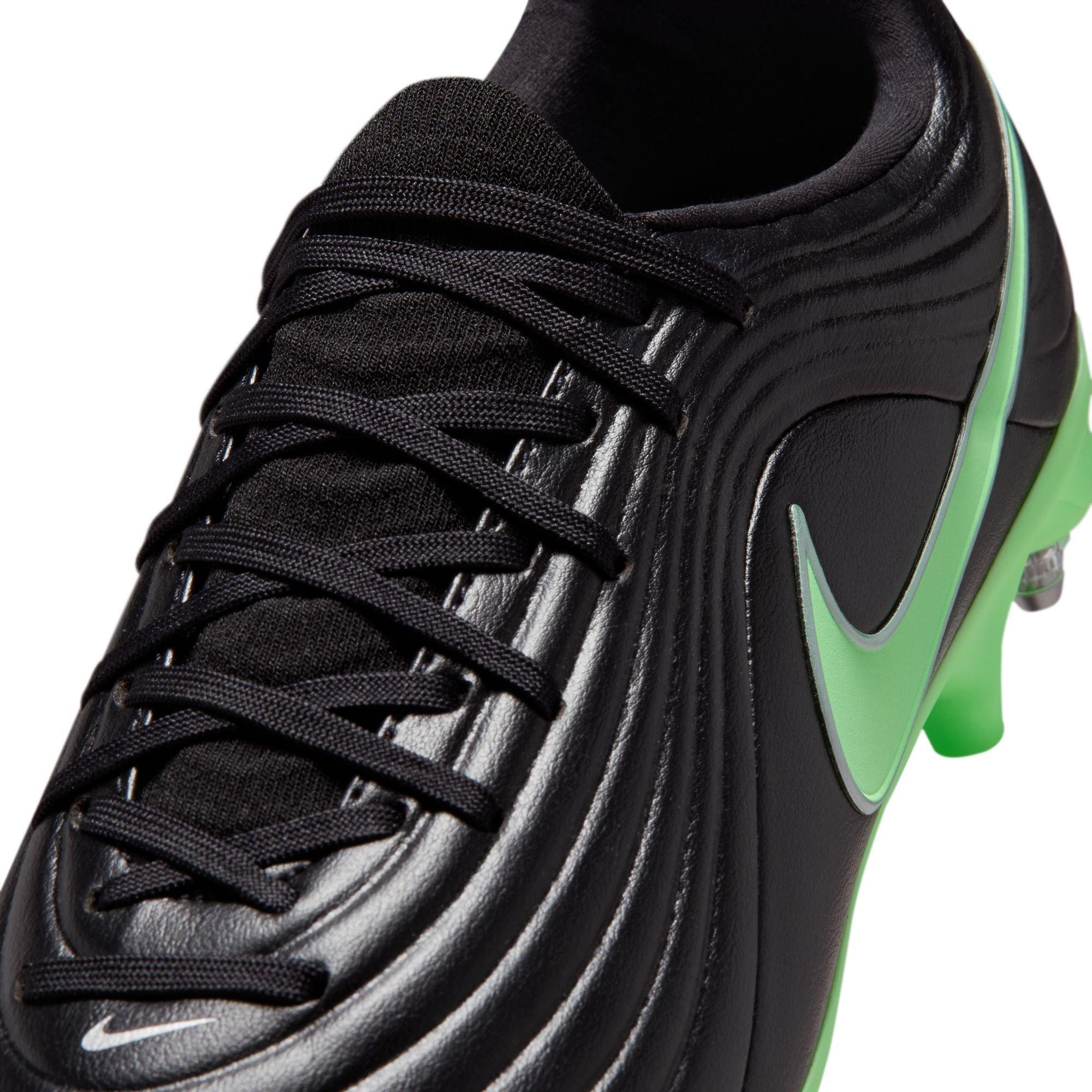 Black/Green - Nike - Tiempo Academy Adults Soft Ground Football Boots - 7
