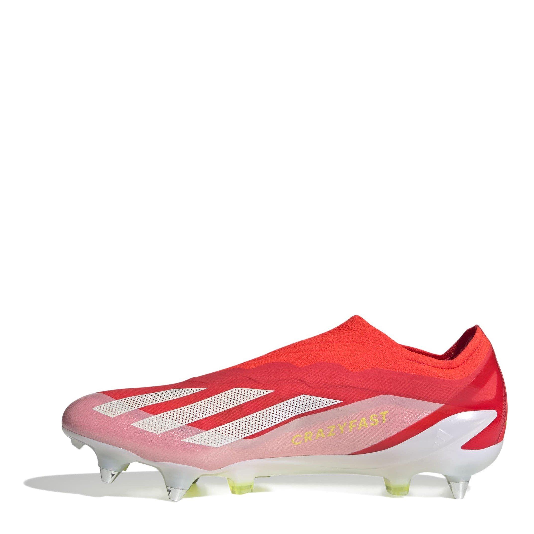Solar Red/Ftwr - adidas - X Crazyfast Elite Soft Ground Football Boots - 2