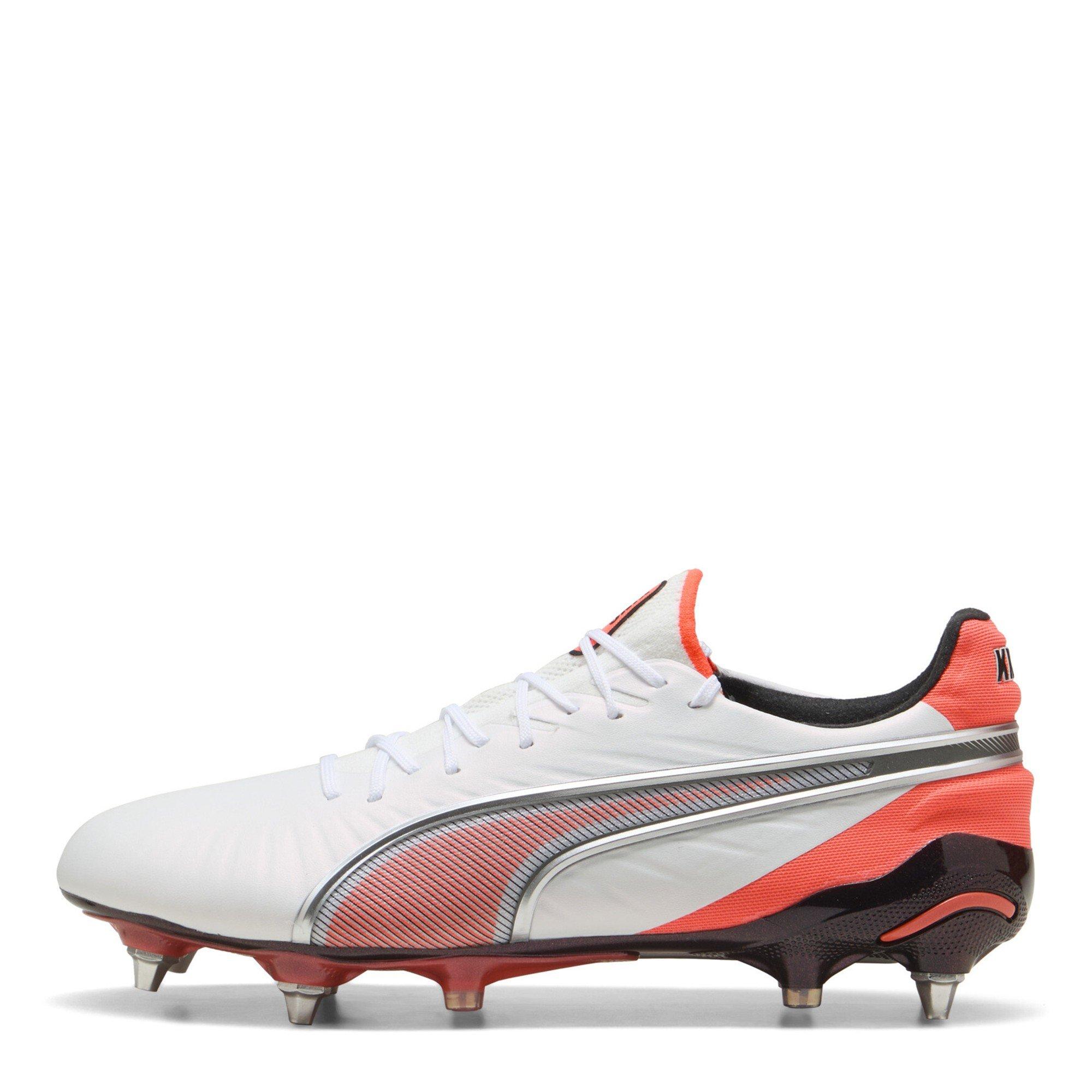Puma White-Pum - Puma - Men's King .1 Soft Ground Football Boots - 2