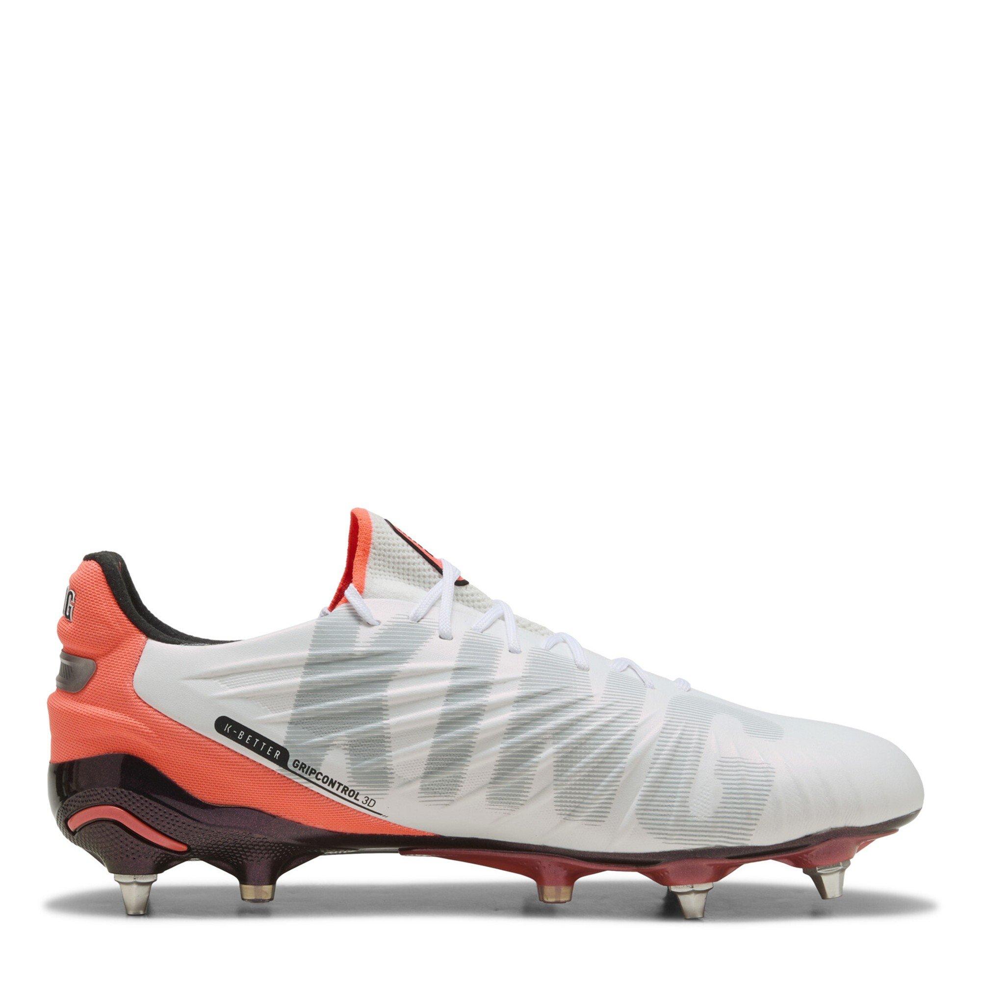 Puma White-Pum - Puma - Men's King .1 Soft Ground Football Boots - 4