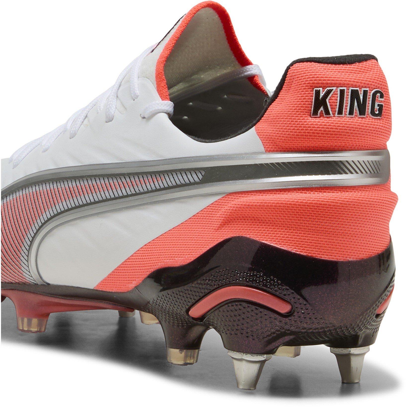Puma White-Pum - Puma - Men's King .1 Soft Ground Football Boots - 5