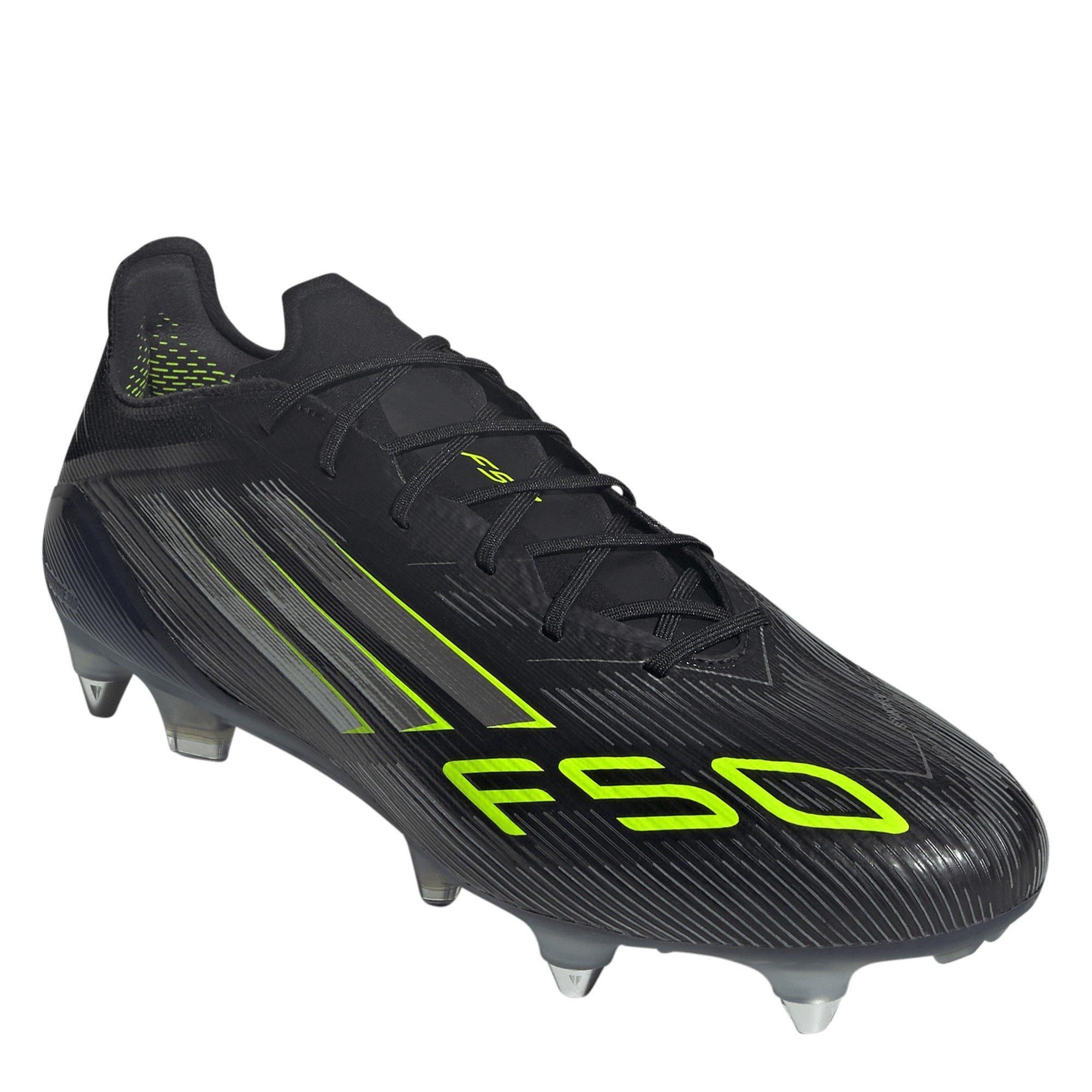 Black/Lemon - adidas - F50 Elite Adults Soft Ground Football Boots - 3