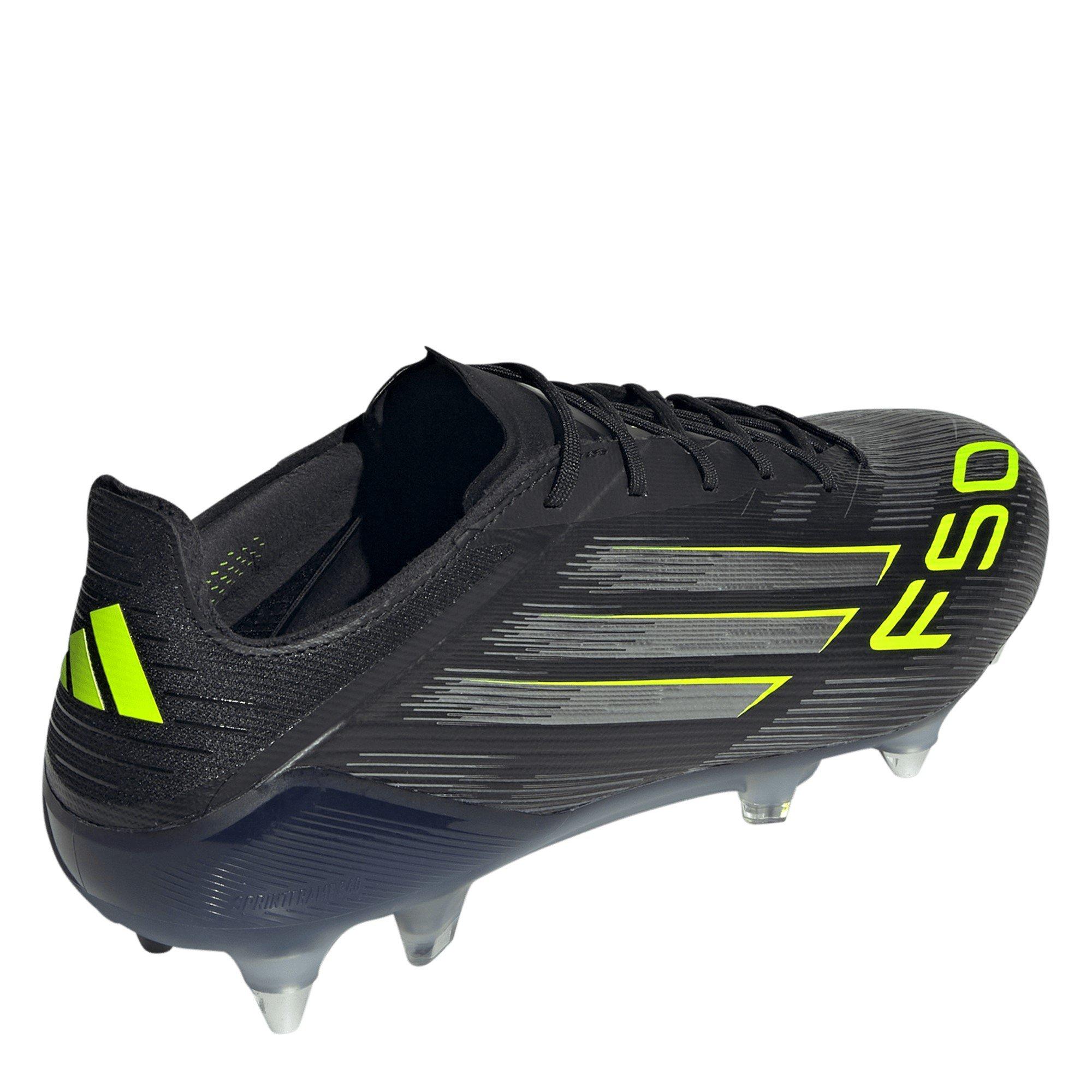 Black/Lemon - adidas - F50 Elite Adults Soft Ground Football Boots - 4