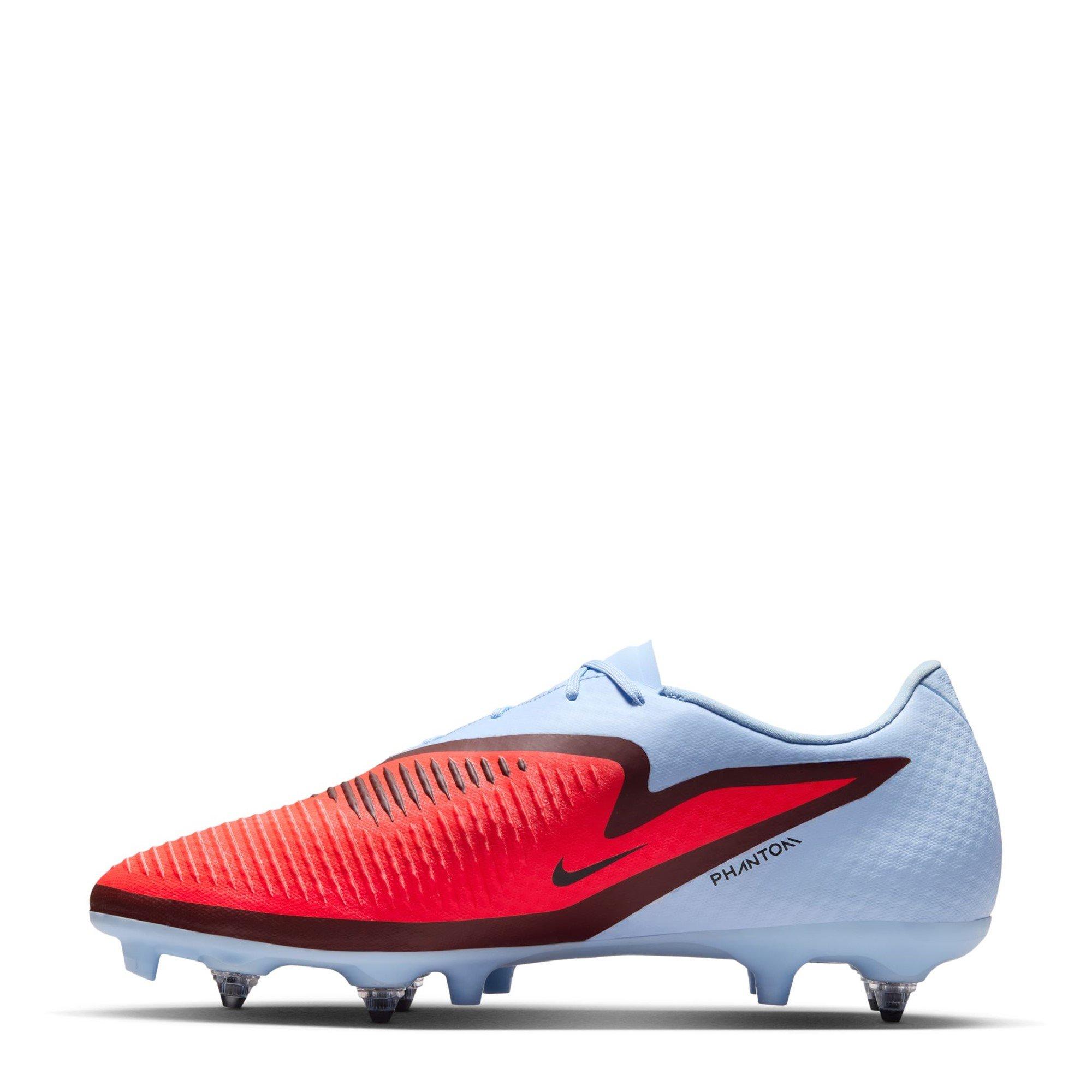 Blå/Lilla - Nike - Phantom 6 Low Academy Adults Soft Ground Football Boots - 2
