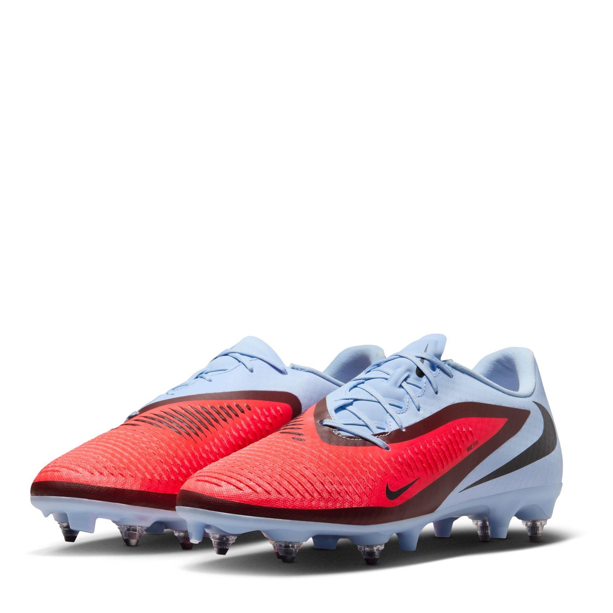 Blå/Lilla - Nike - Phantom 6 Low Academy Adults Soft Ground Football Boots - 4