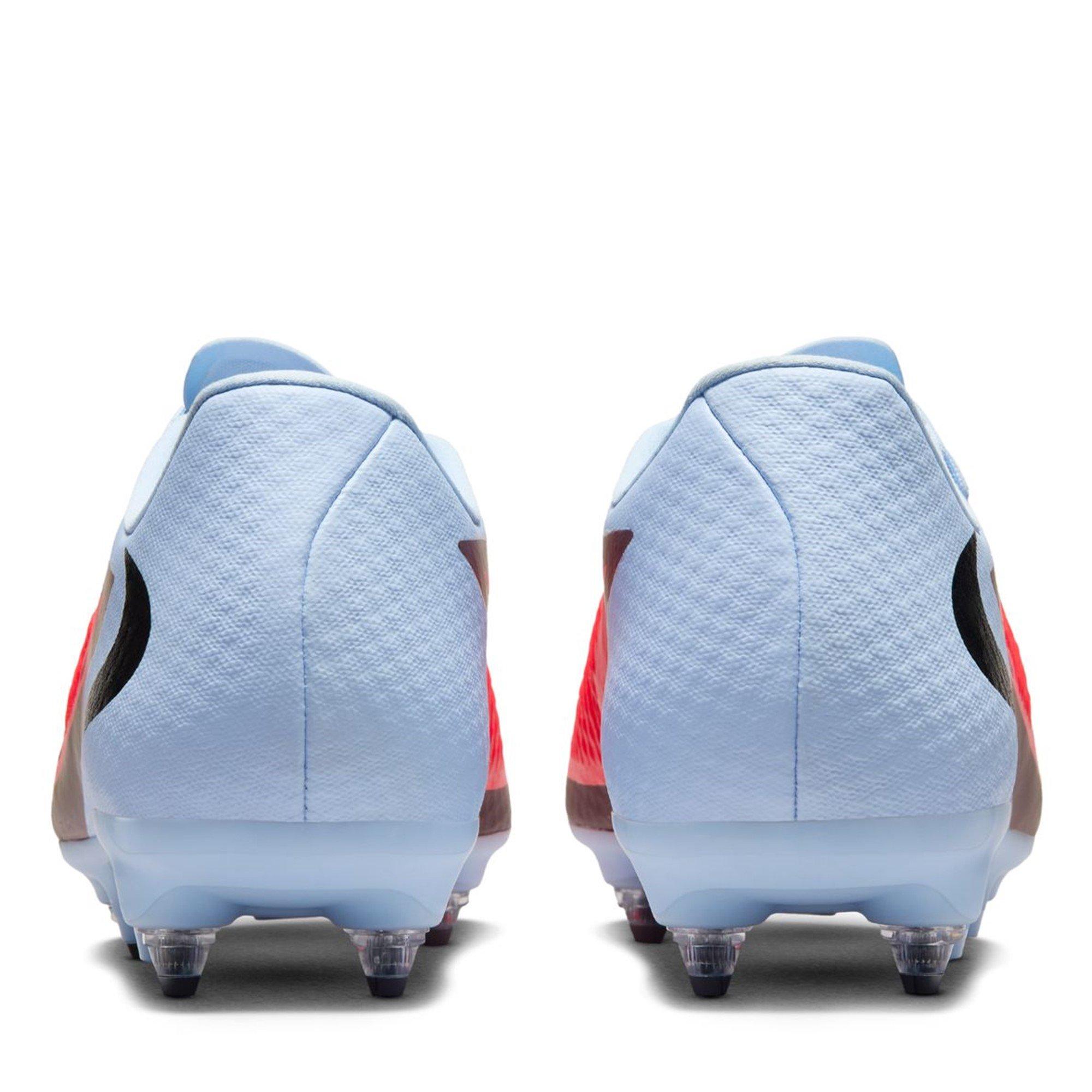 Blå/Lilla - Nike - Phantom 6 Low Academy Adults Soft Ground Football Boots - 5