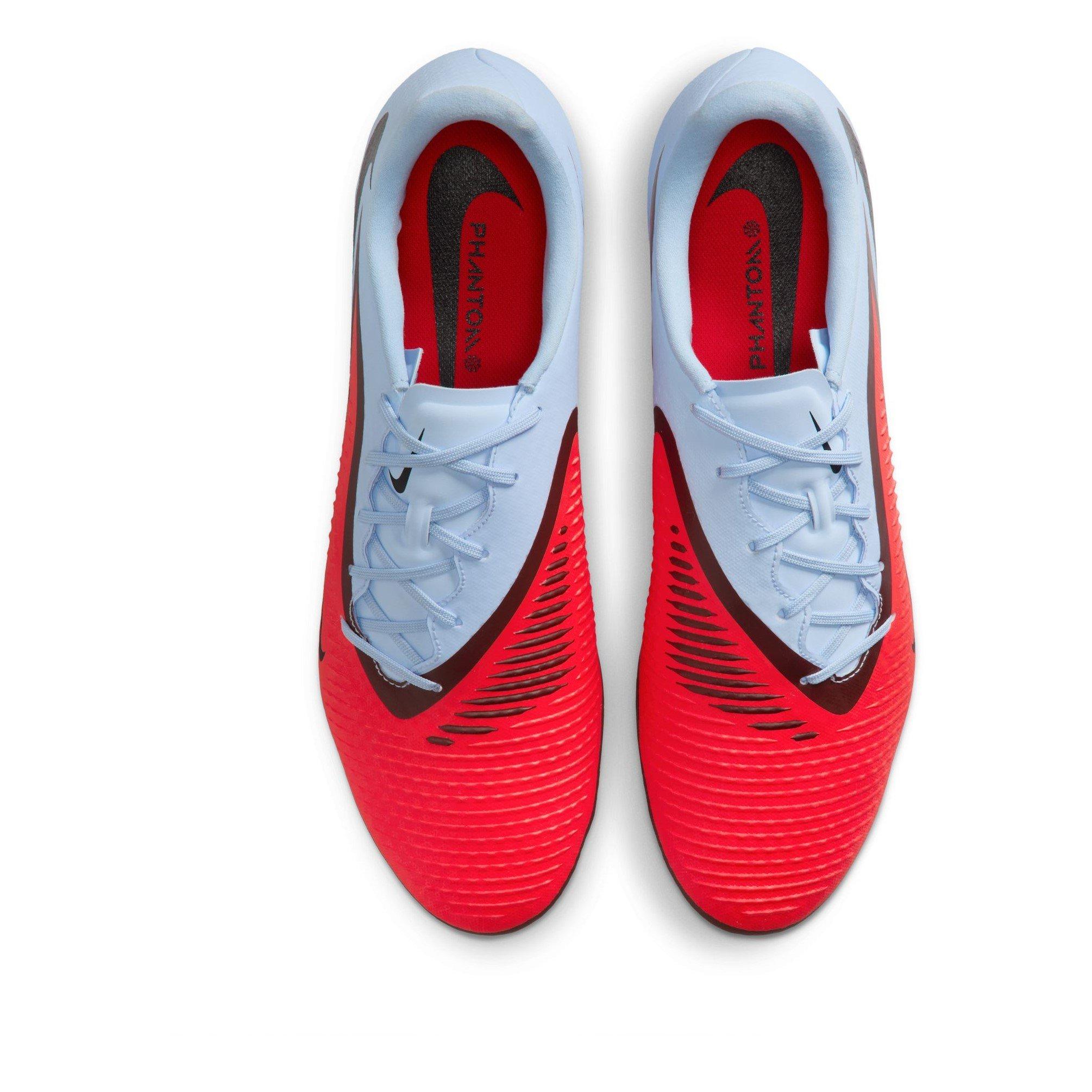 Blå/Lilla - Nike - Phantom 6 Low Academy Adults Soft Ground Football Boots - 6