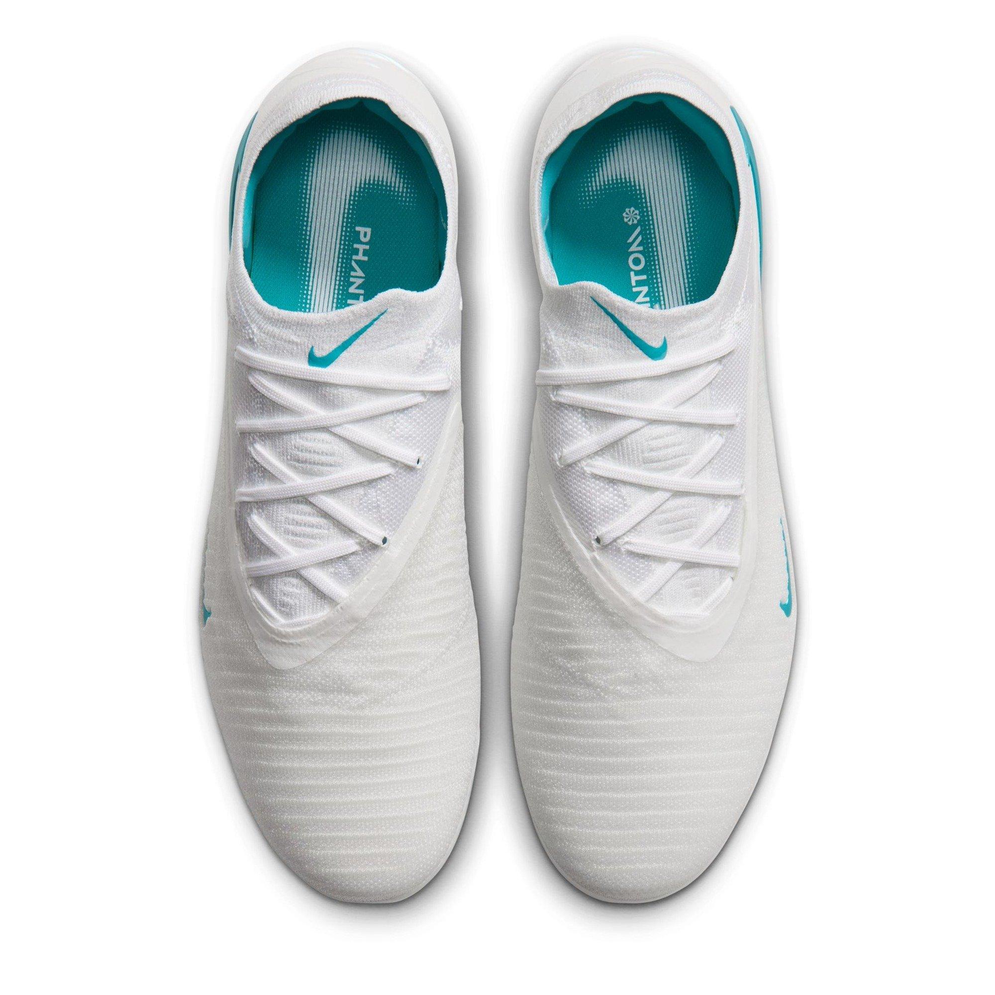 Hvid/Kaktus - Nike - Phantom 6 Low Elite Adults Soft Ground Football Boots - 6