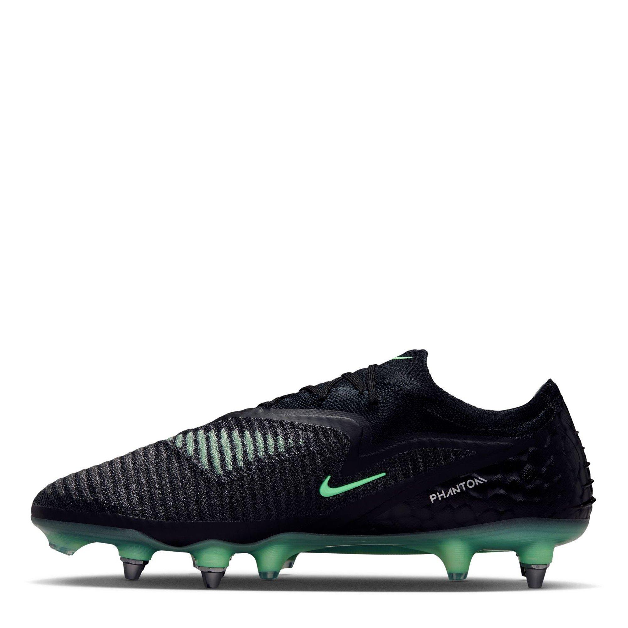 Black/Green - Nike - Phantom 6 Low Elite Adults Soft Ground Football Boots - 2
