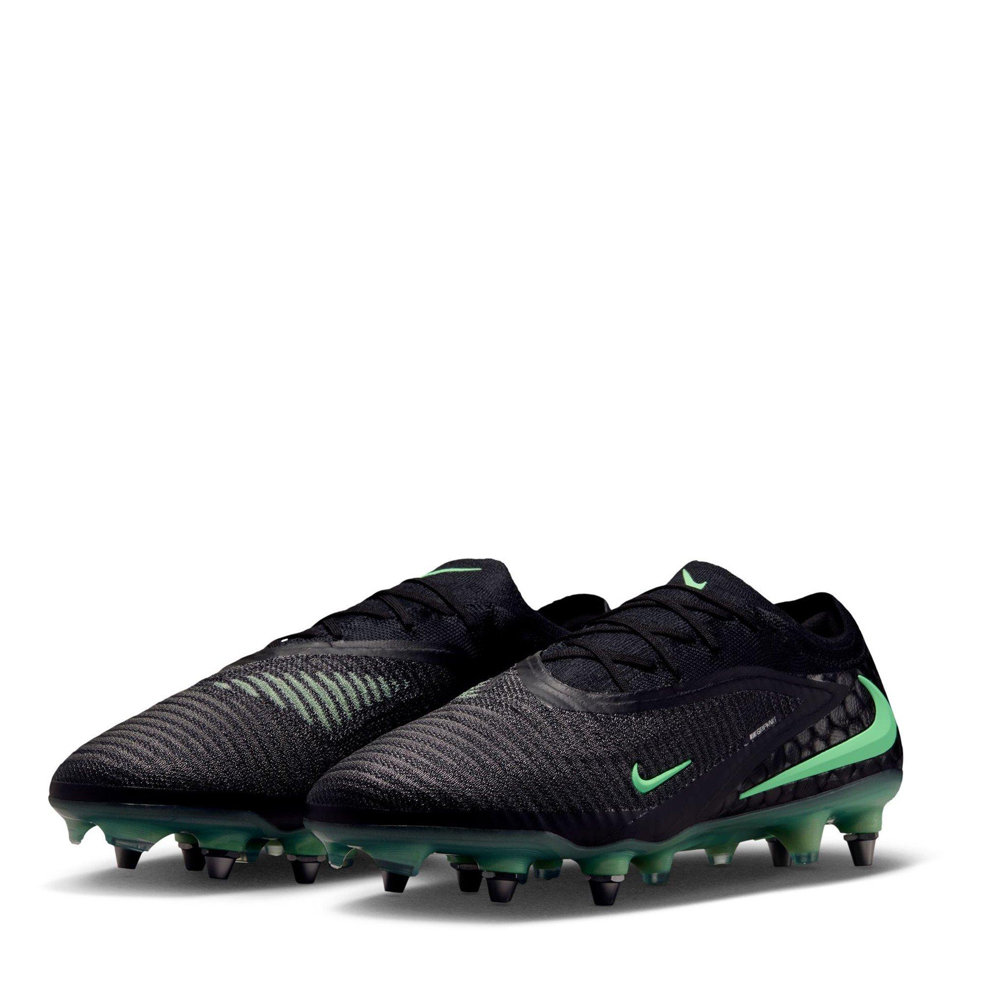 Black/Green - Nike - Phantom 6 Low Elite Adults Soft Ground Football Boots - 4