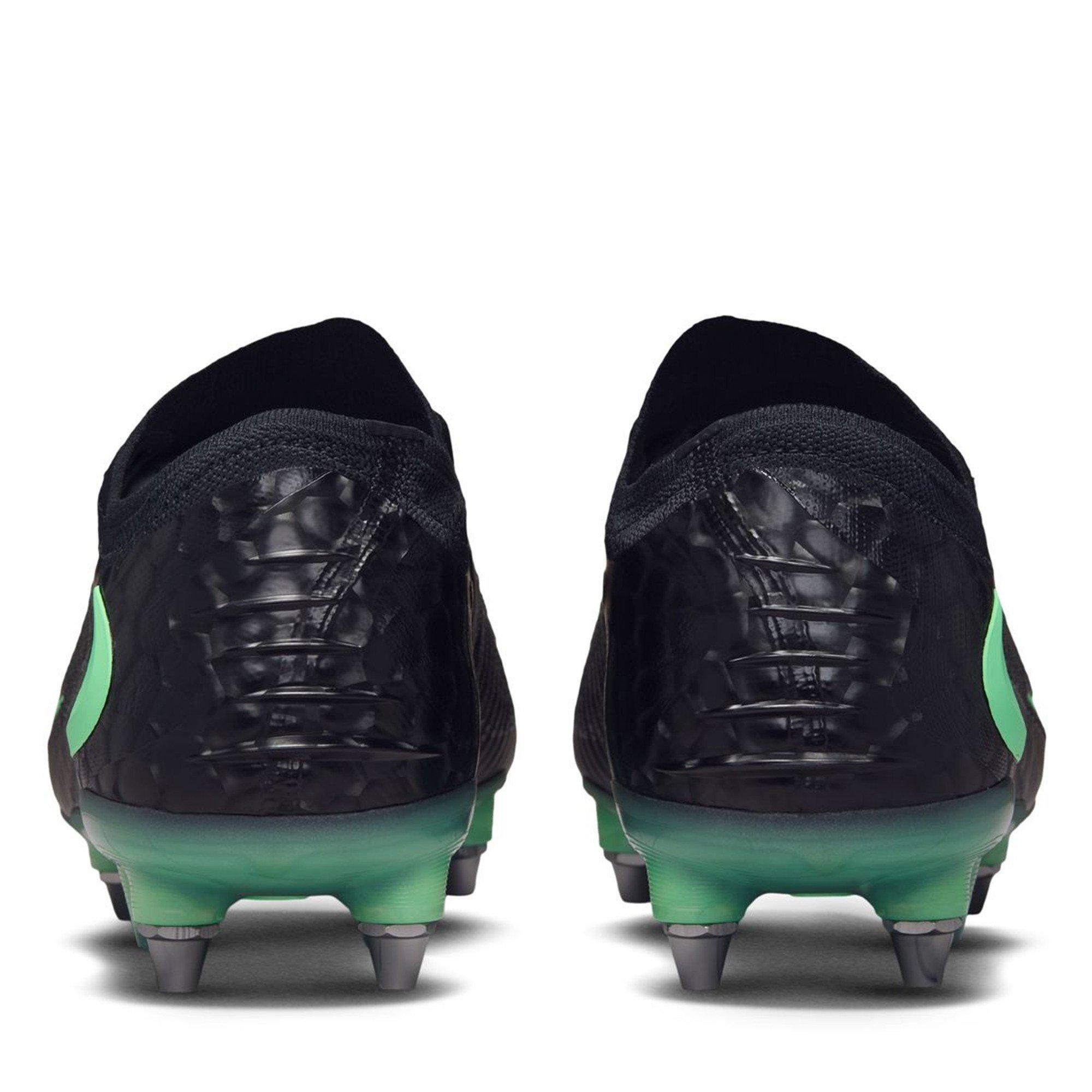 Black/Green - Nike - Phantom 6 Low Elite Adults Soft Ground Football Boots - 5