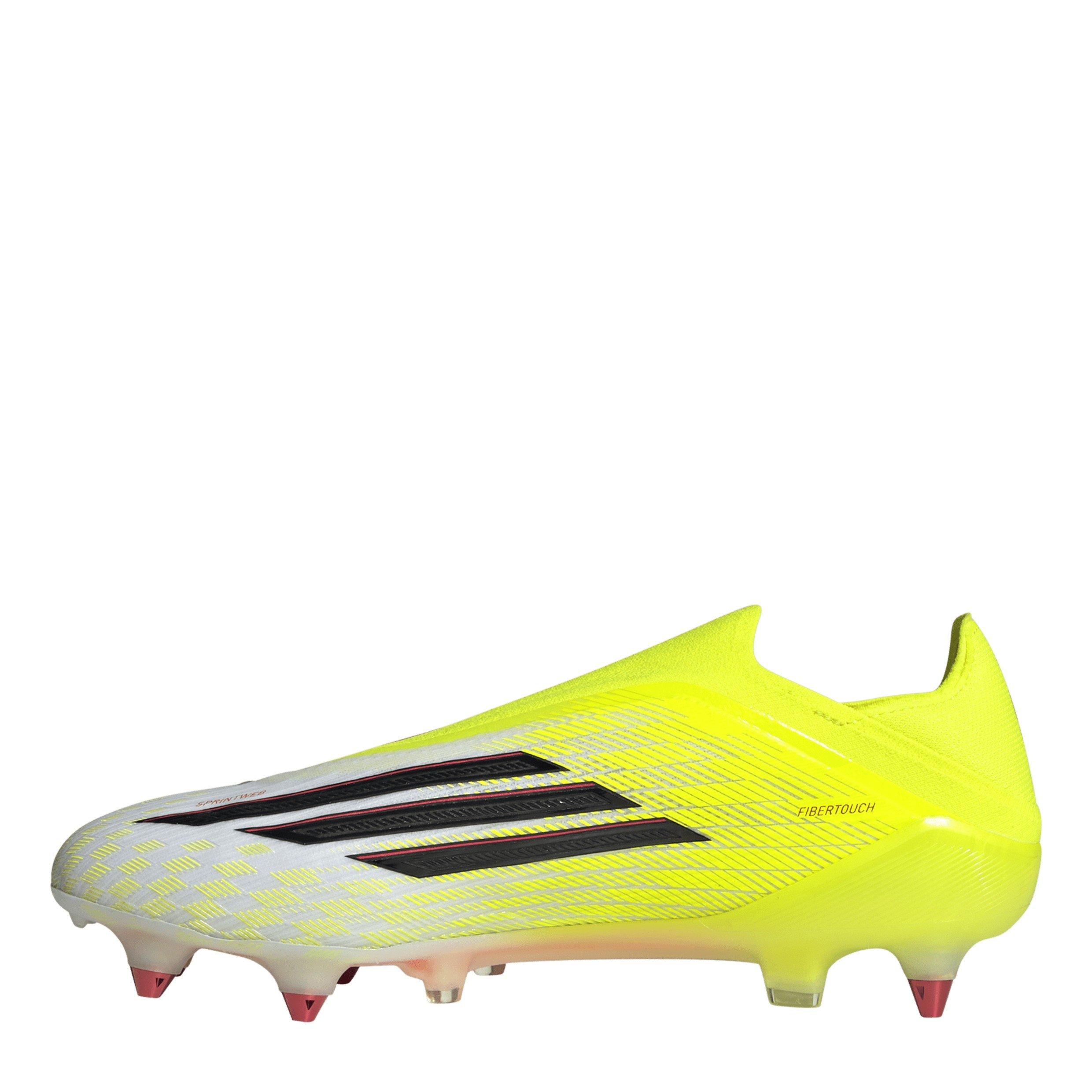 Solar Yellow - adidas - Mens adidas F50 Elite Laceless Soft Ground Football Boots - 2