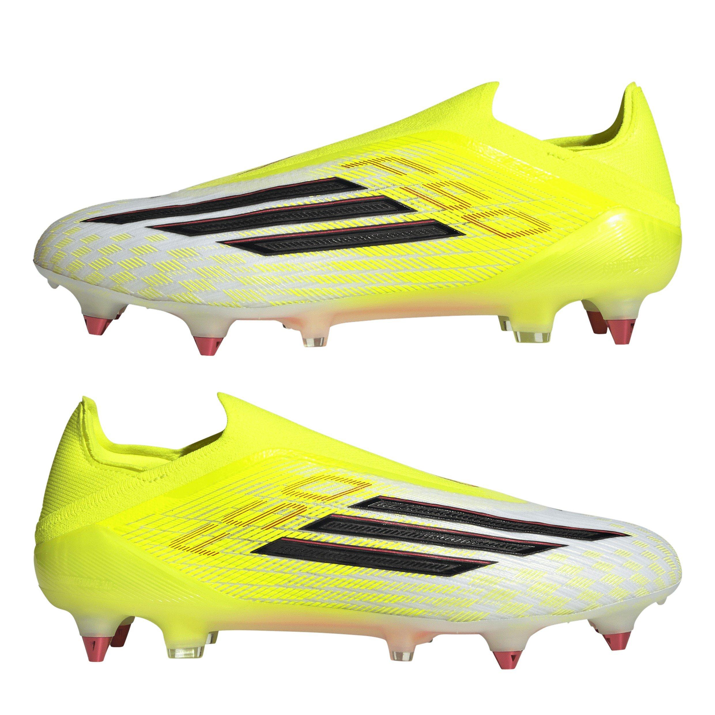Solar Yellow - adidas - Mens adidas F50 Elite Laceless Soft Ground Football Boots - 9