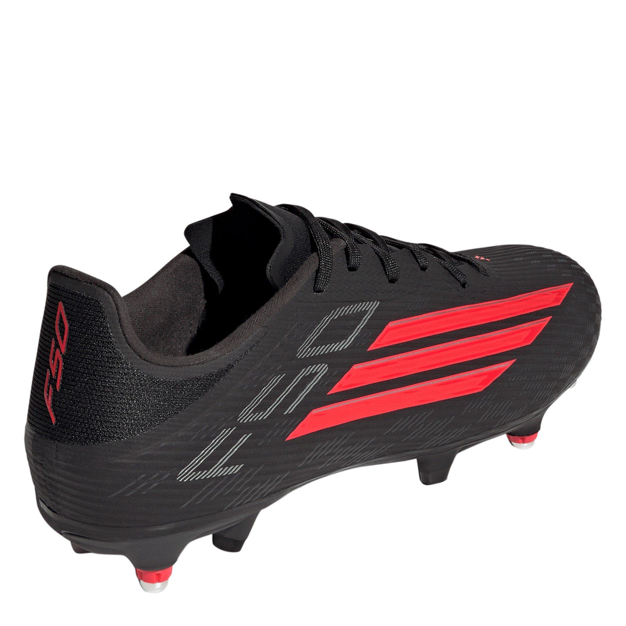 Sort/Rød/Sort - adidas - F50 League Adults Soft Ground Football Boots - 4