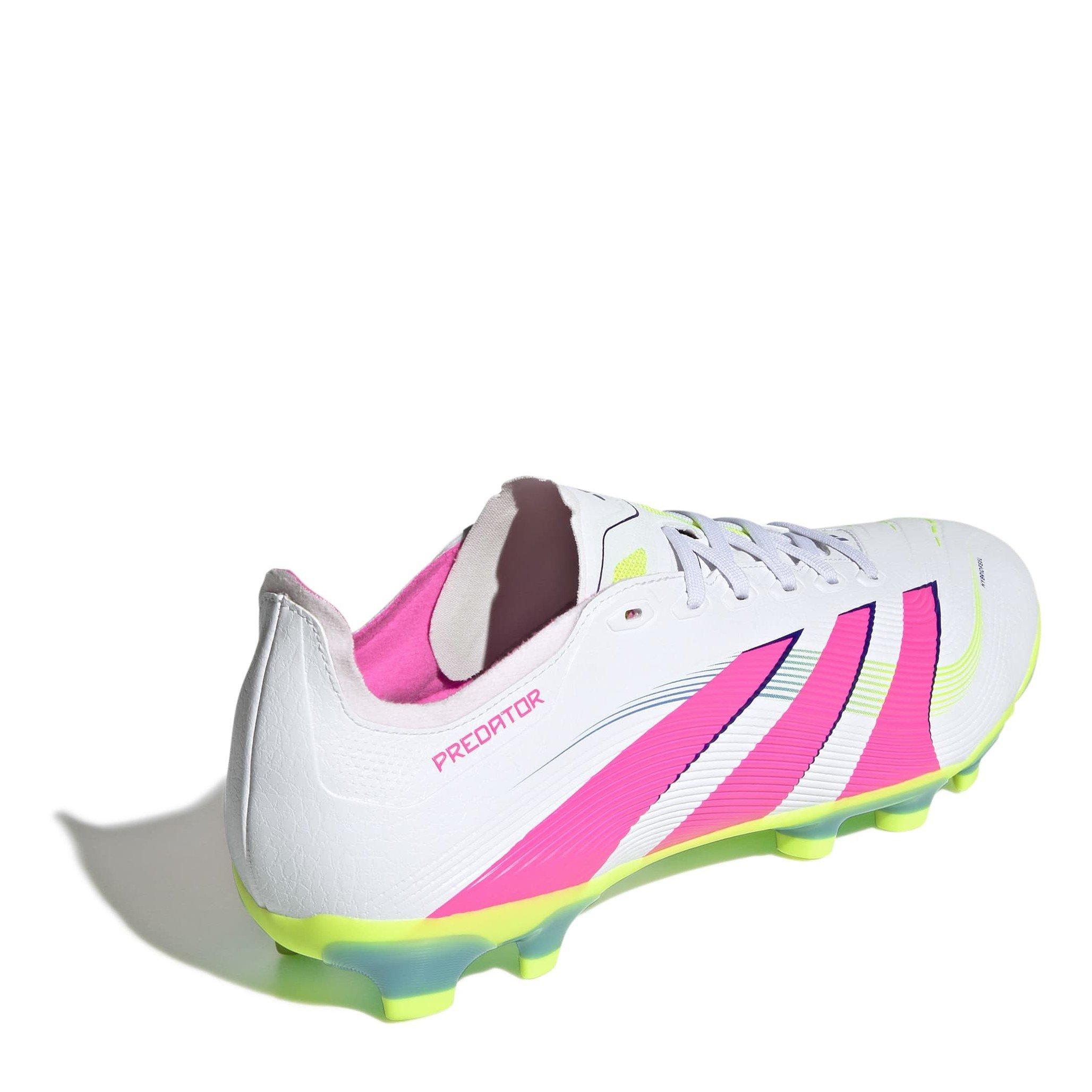 Ftwr White/Luci - adidas - Predator League Adults Multi Ground Football Boots - 4