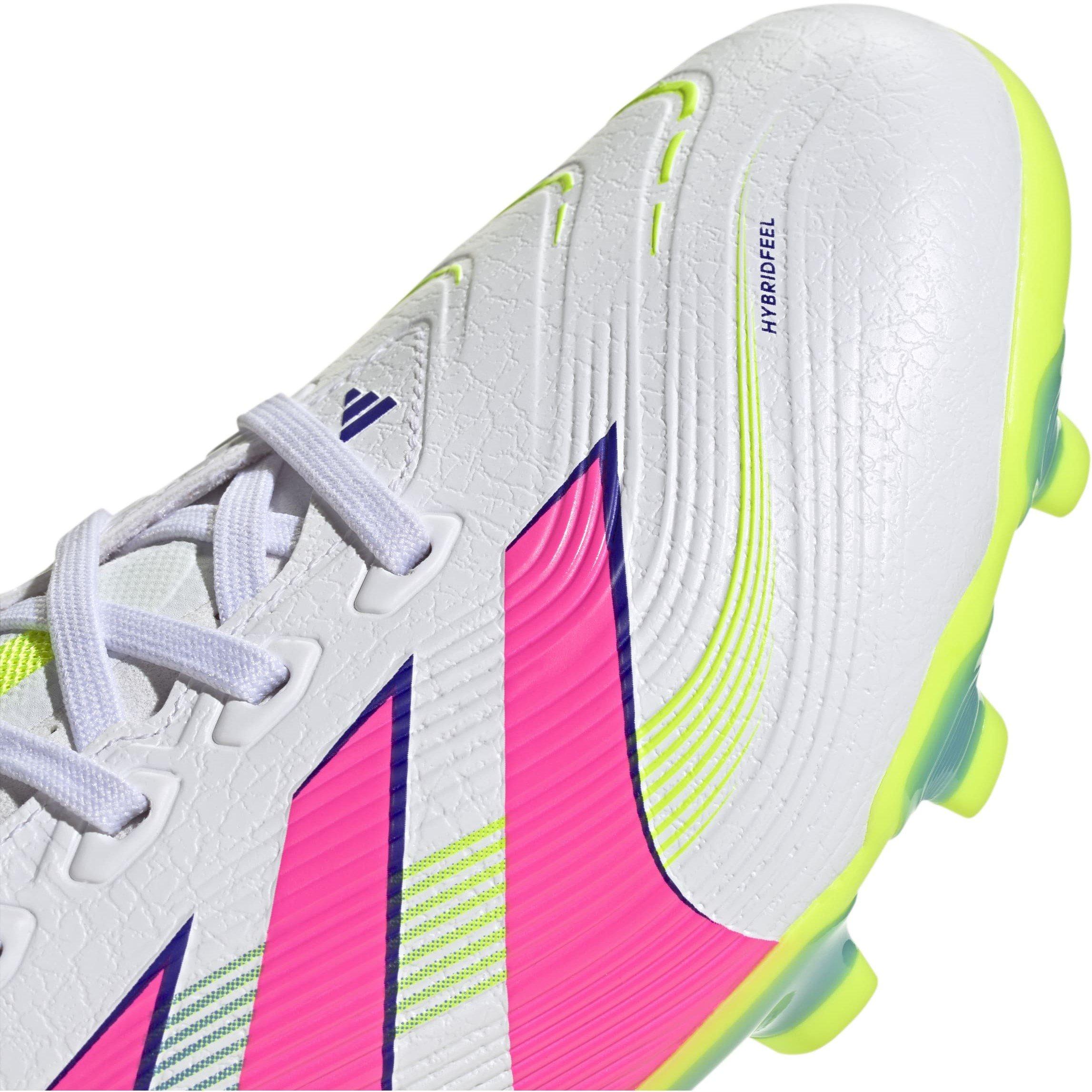Ftwr White/Luci - adidas - Predator League Adults Multi Ground Football Boots - 7