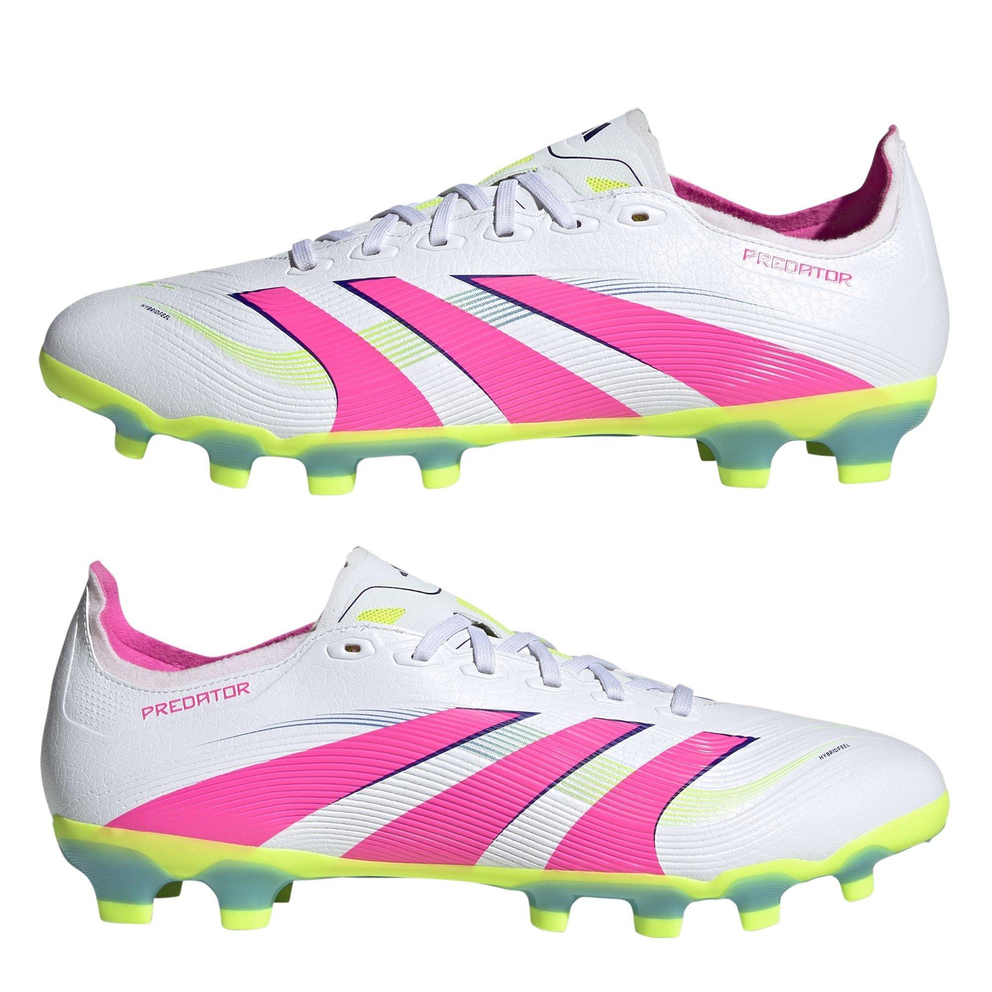 Ftwr White/Luci - adidas - Predator League Adults Multi Ground Football Boots - 9