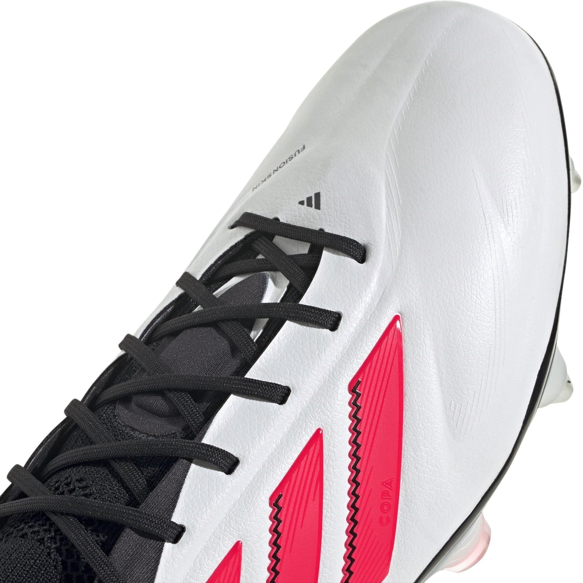 White/Red - adidas - Copa Pure 3 Elite Adults Soft Ground Football Boots - 8