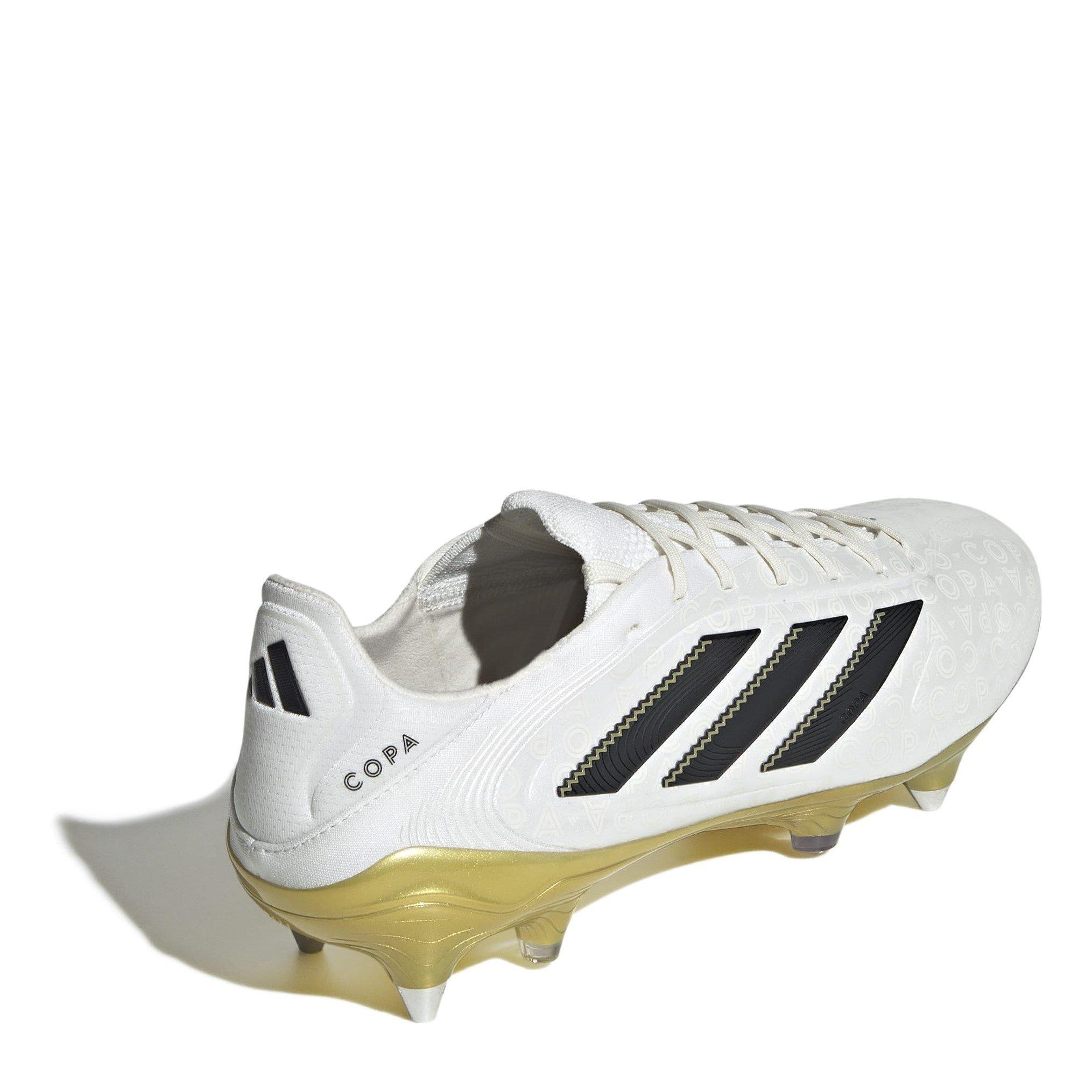 Weiß/Schwarz/Gold - adidas - Copa Pure 3 Elite Adults Soft Ground Football Boots - 4